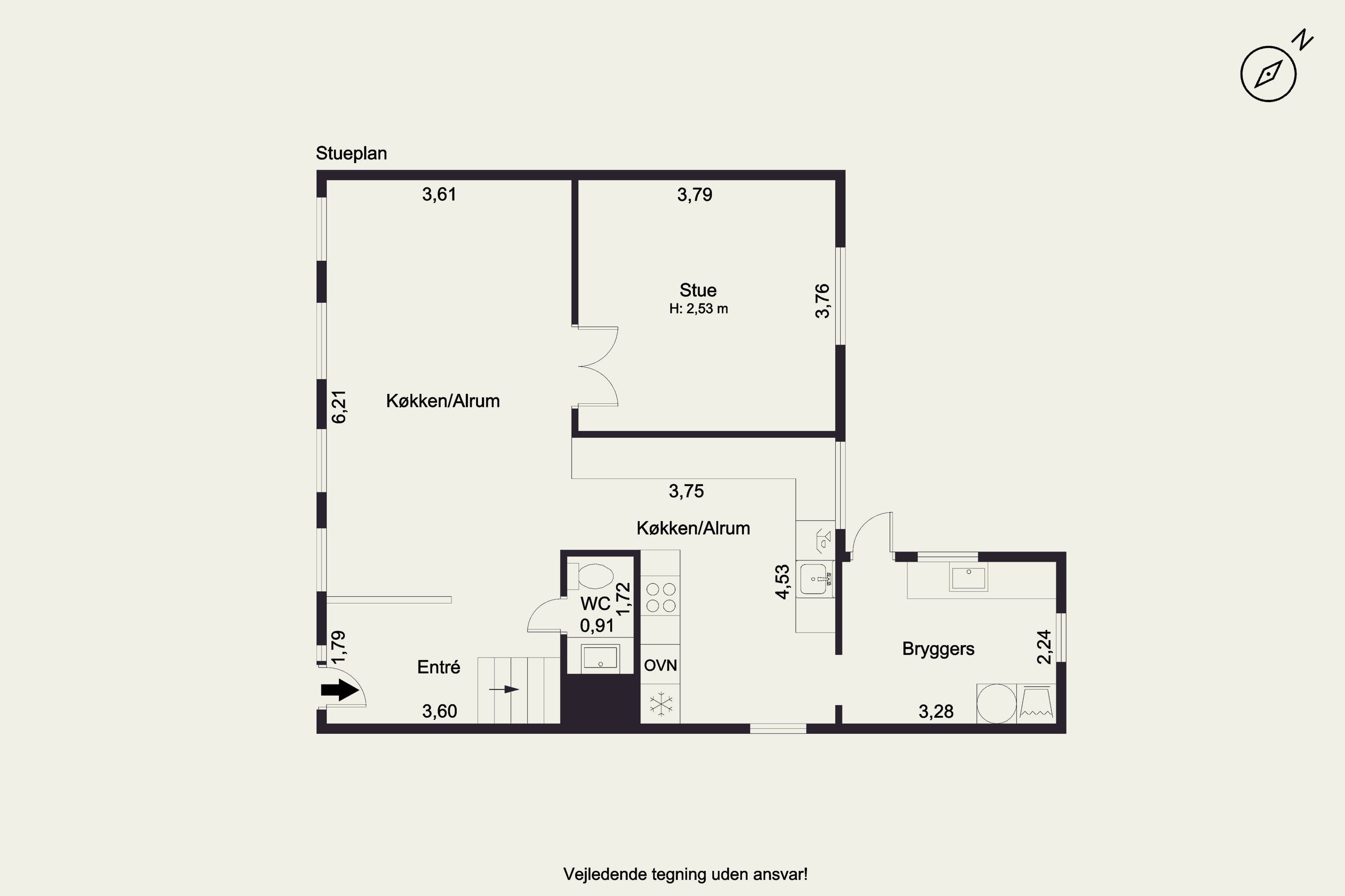 Plantegninger billede af Assensvej 12, 5600 Faaborg