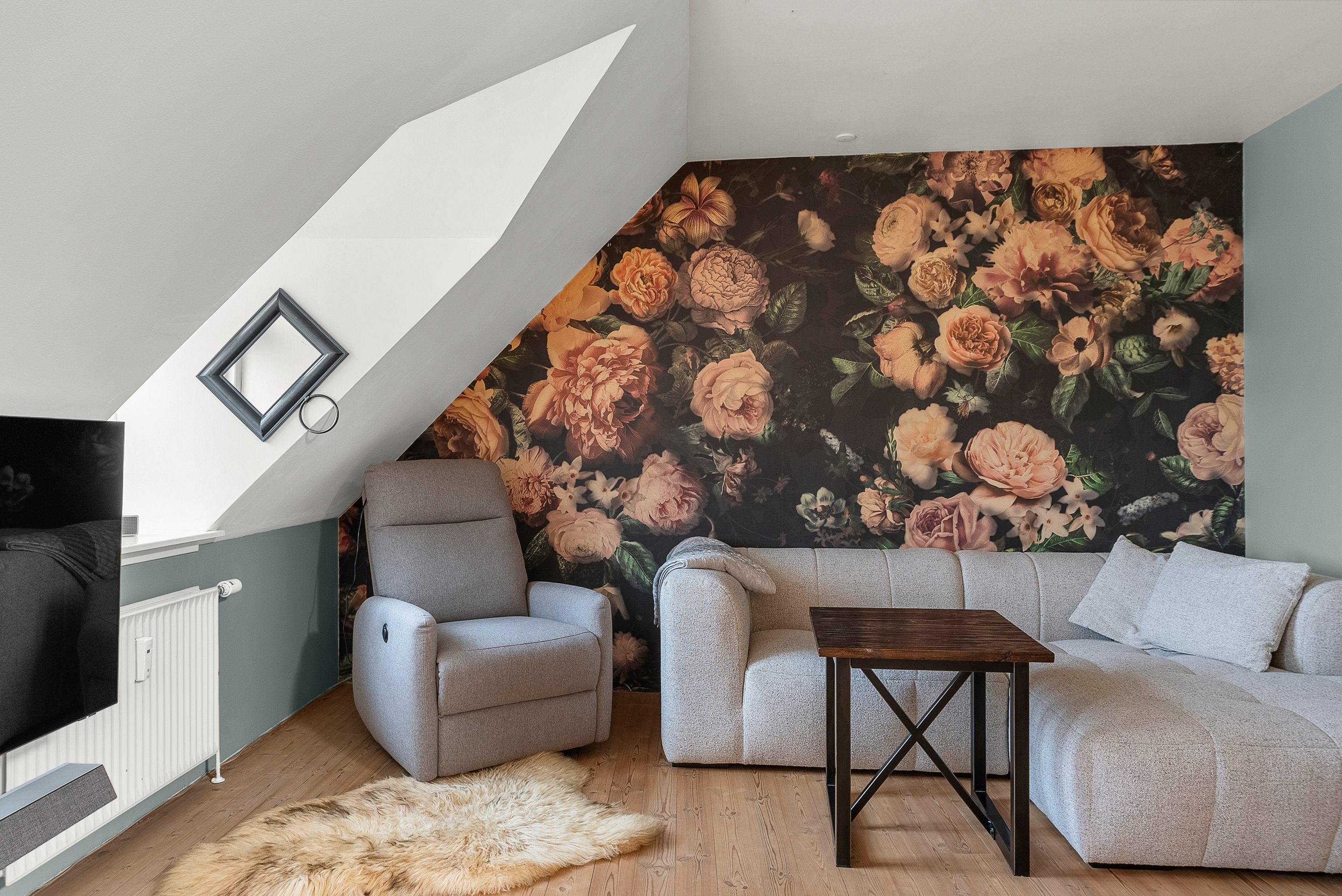 Fremhævet stue billede i fuldskærmstilstand. Billede af Lagonis Minde 9M, 5600 Faaborg