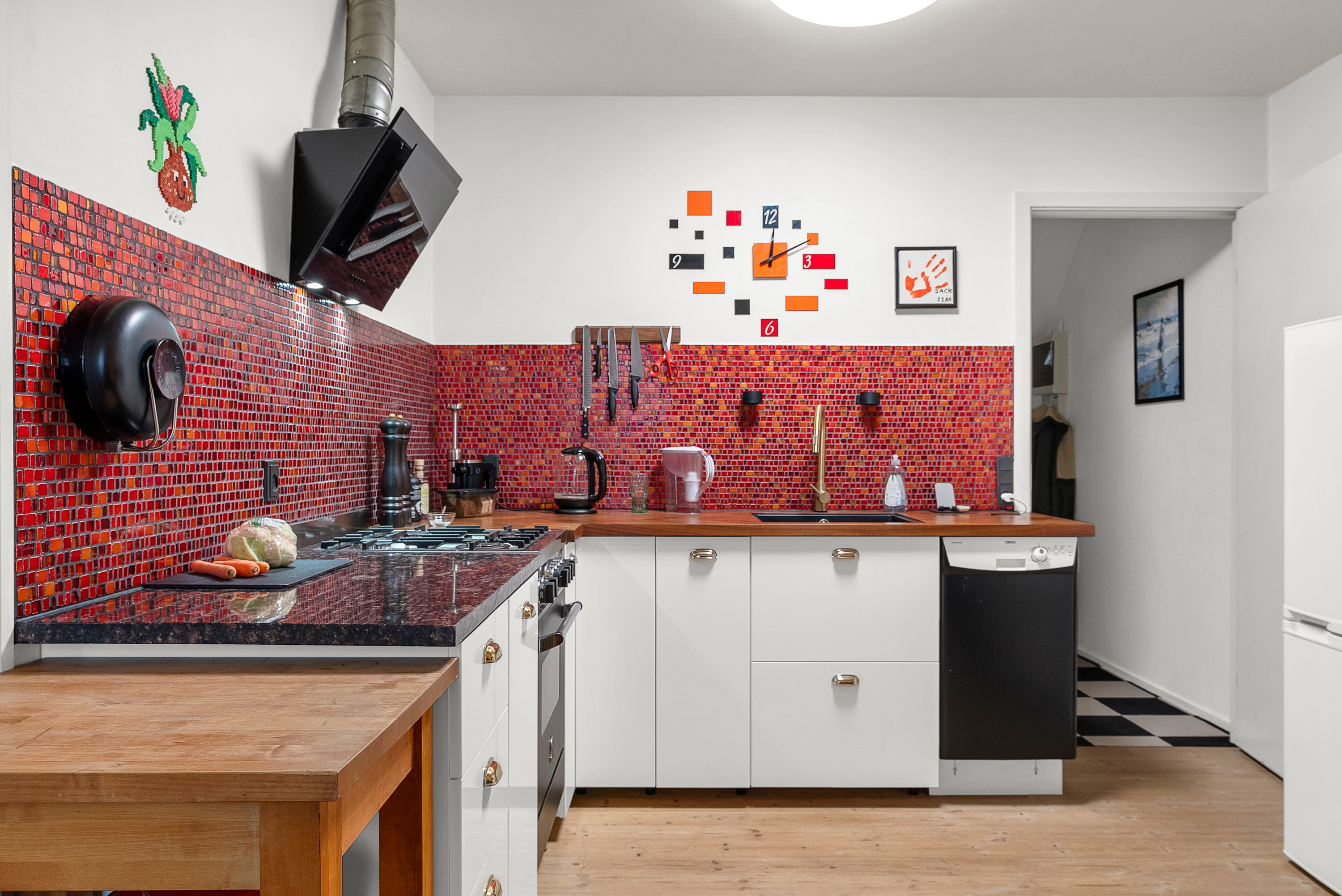 Fremhævet køkken billede i fuldskærmstilstand. Billede af Lagonis Minde 9M, 5600 Faaborg