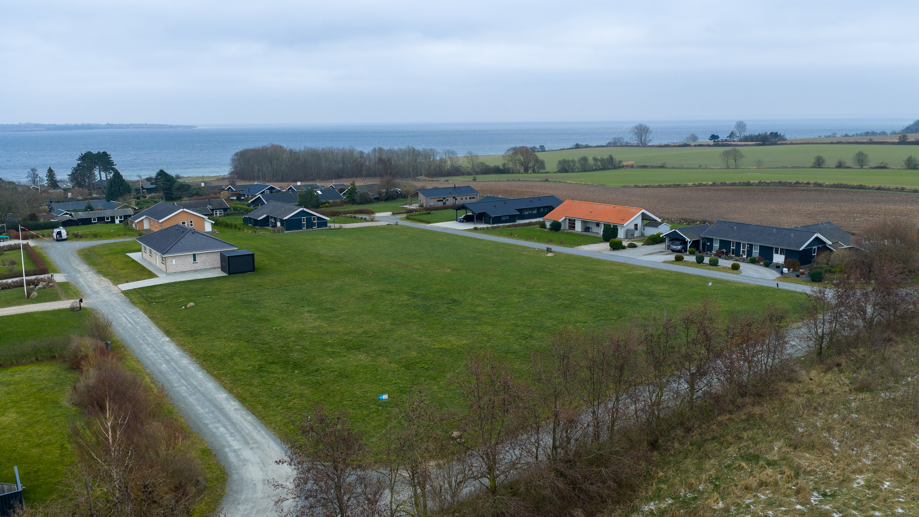 Fremhævet luftfoto billede i fuldskærmstilstand. Billede af Bogøvej 26, Horne, 5600 Faaborg