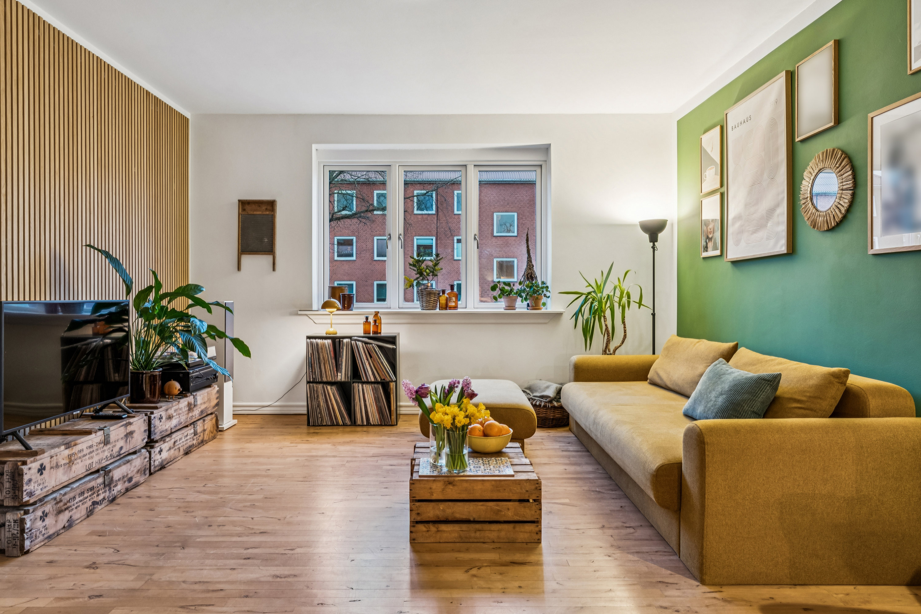 Fremhævet stue billede i fuldskærmstilstand. Billede af Østre Alle 81, st.. tv., 9000 Aalborg