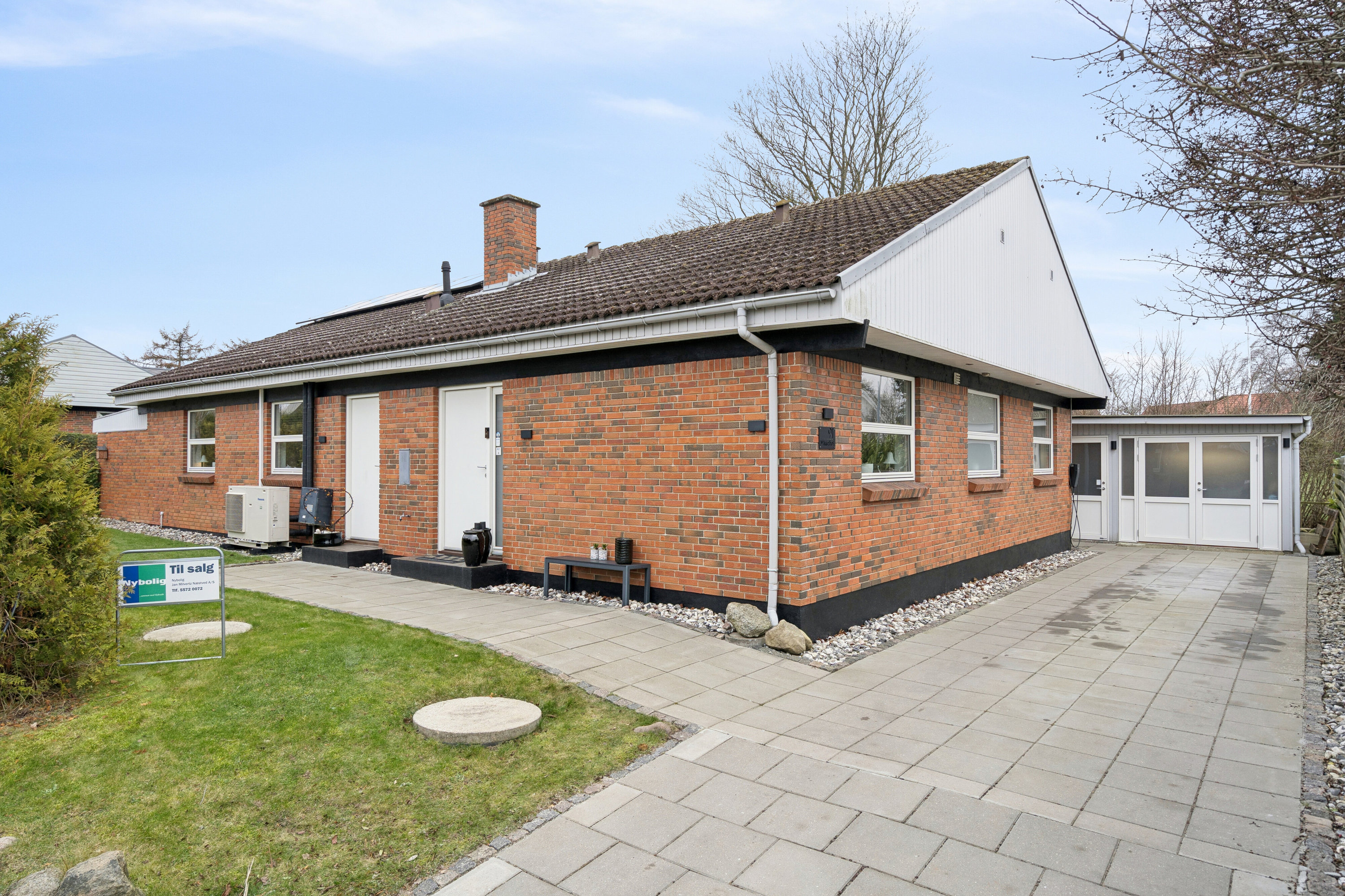 Fremhævet set fra vejen billede i fuldskærmstilstand. Billede af Mikkelhøj 91, Karrebæk, 4736 Karrebæksminde