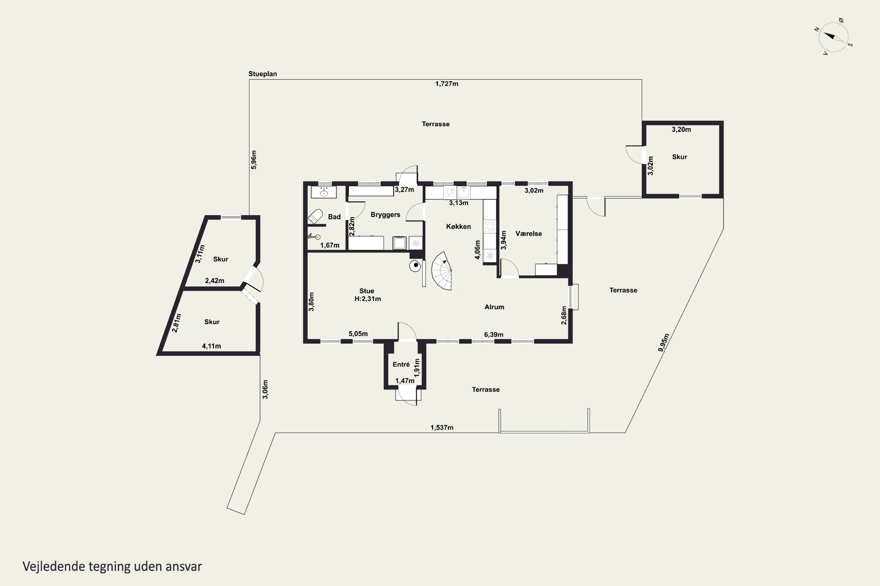 Plantegninger billede af Dongsvej 7, 5854 Gislev