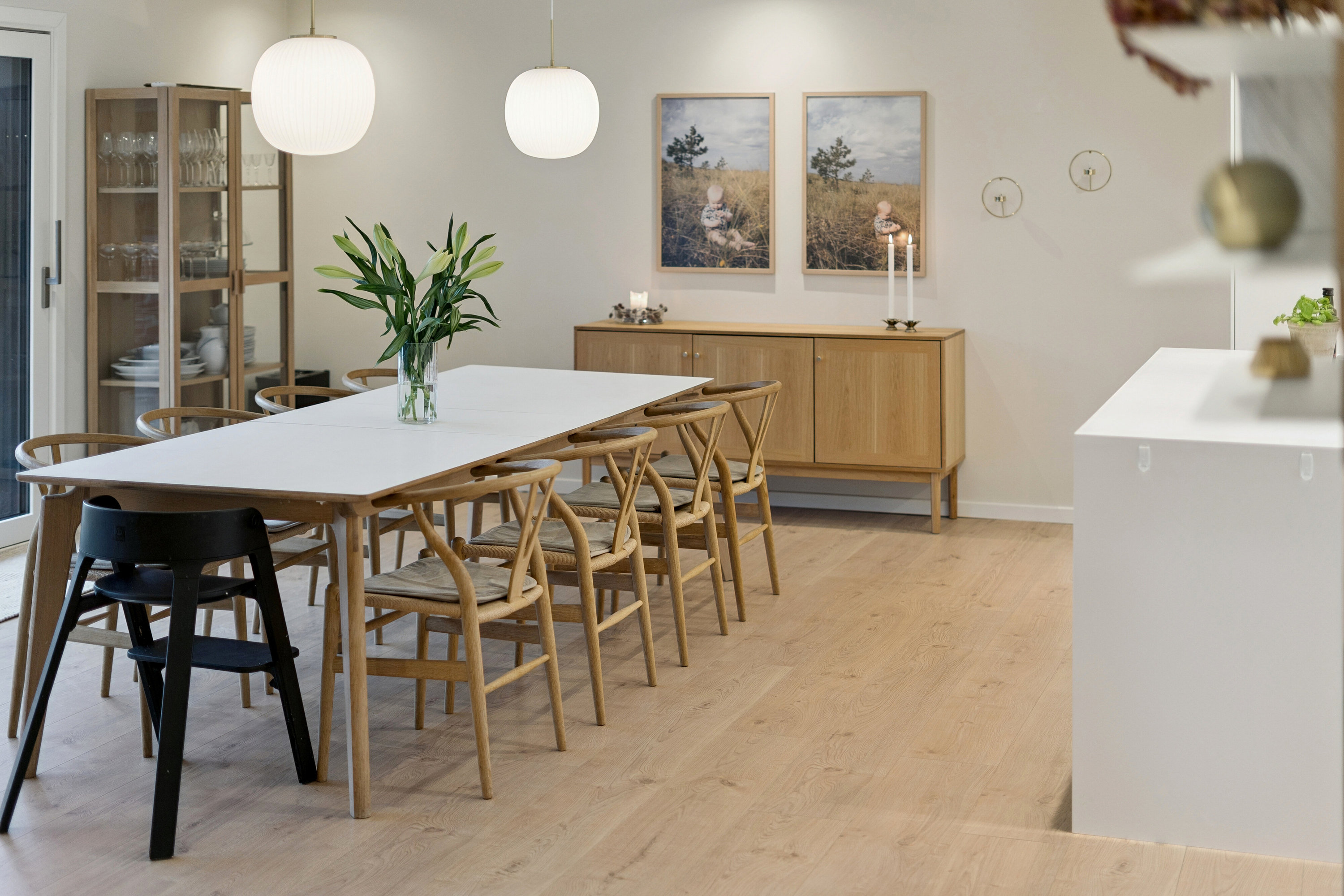 Fremhævet spisestue billede i fuldskærmstilstand. Billede af Syrenvej 33, 4690 Haslev