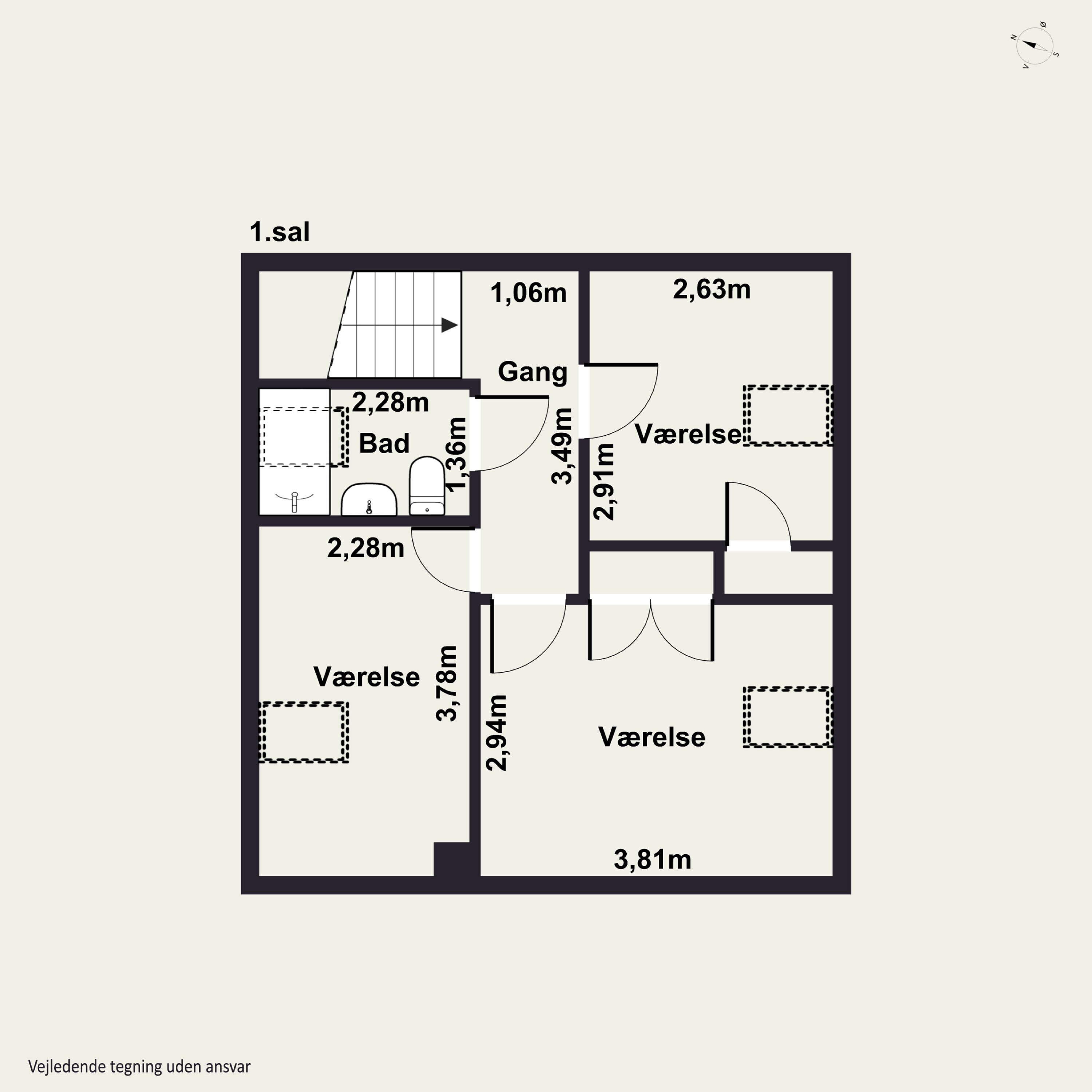Plantegninger billede af Brydes Alle 9, 4200 Slagelse