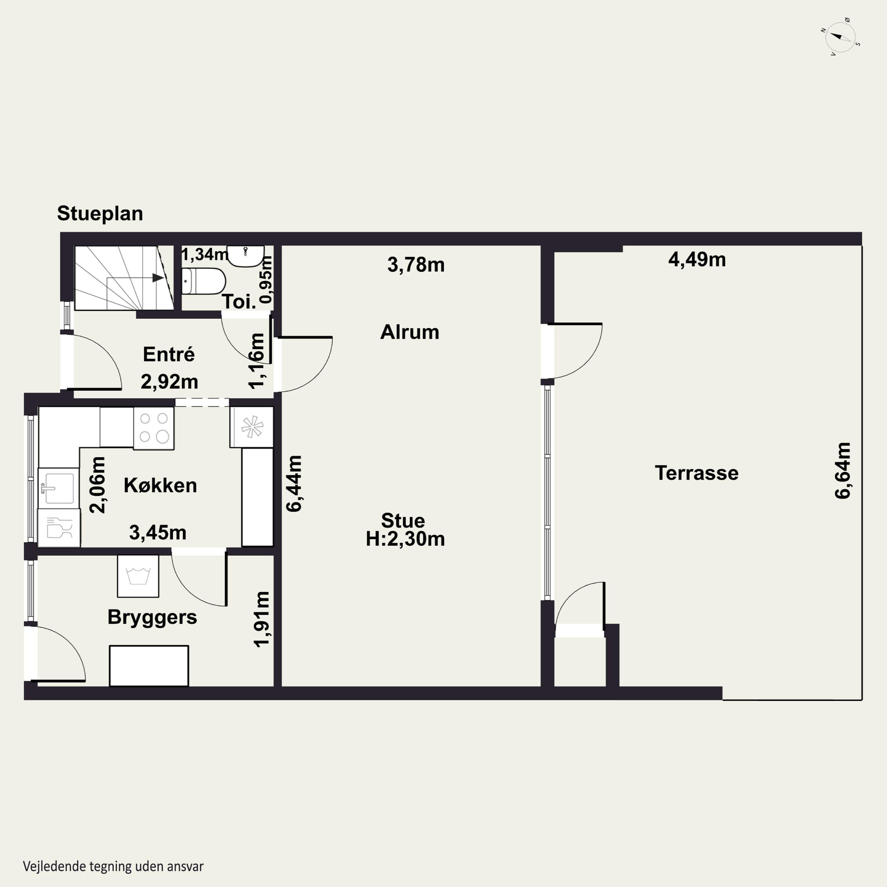 Plantegninger billede af Brydes Alle 9, 4200 Slagelse