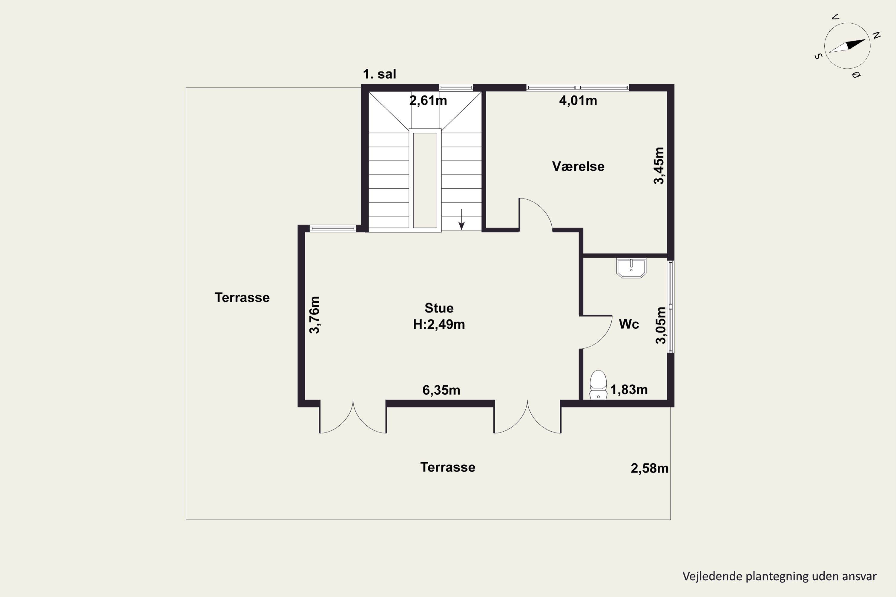 Plantegninger billede af Overblikket 16, Rodskov, 8543 Hornslet