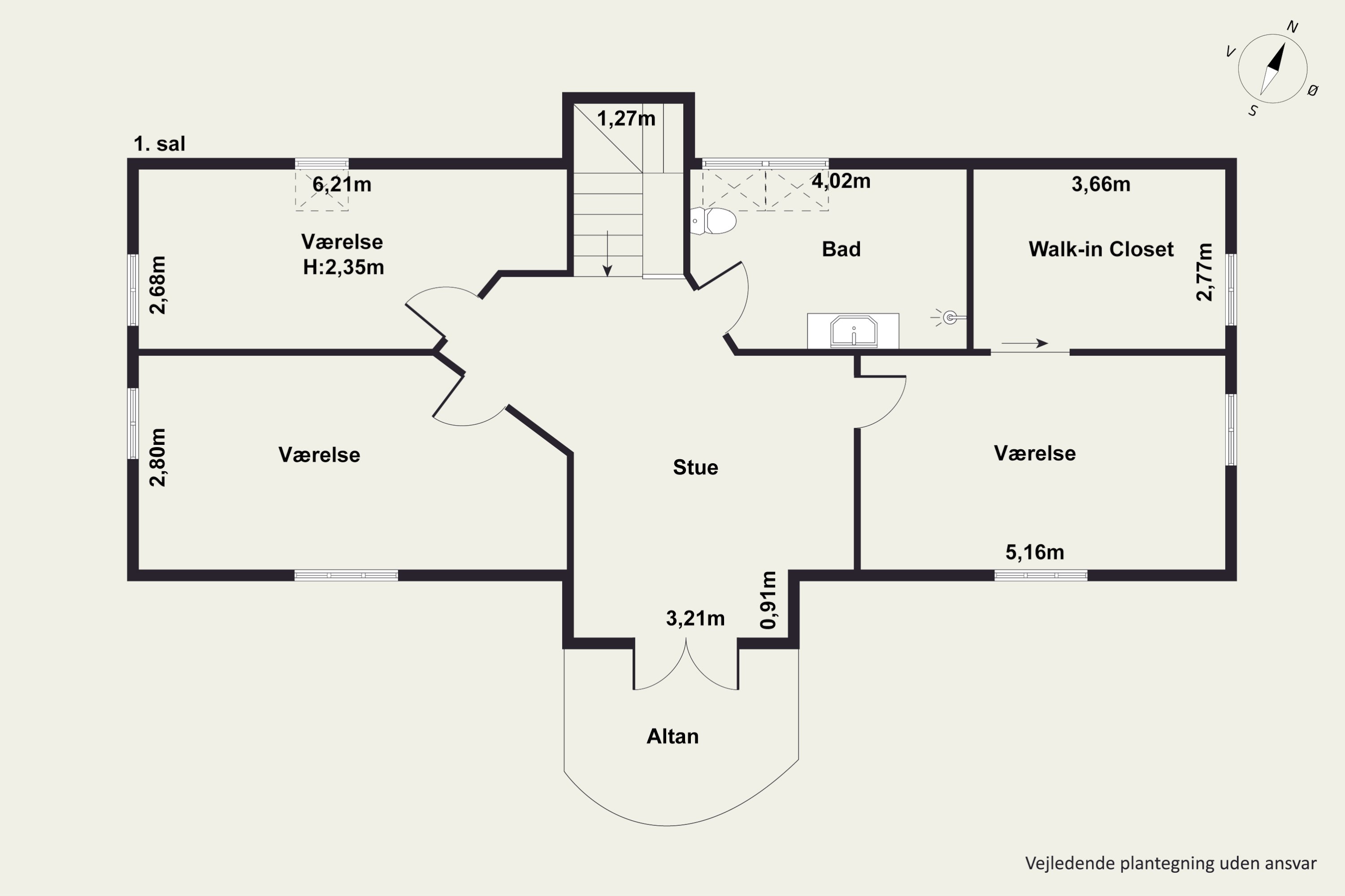 Plantegninger billede af Østergårdsvej 24, Ugelbølle, 8410 Rønde