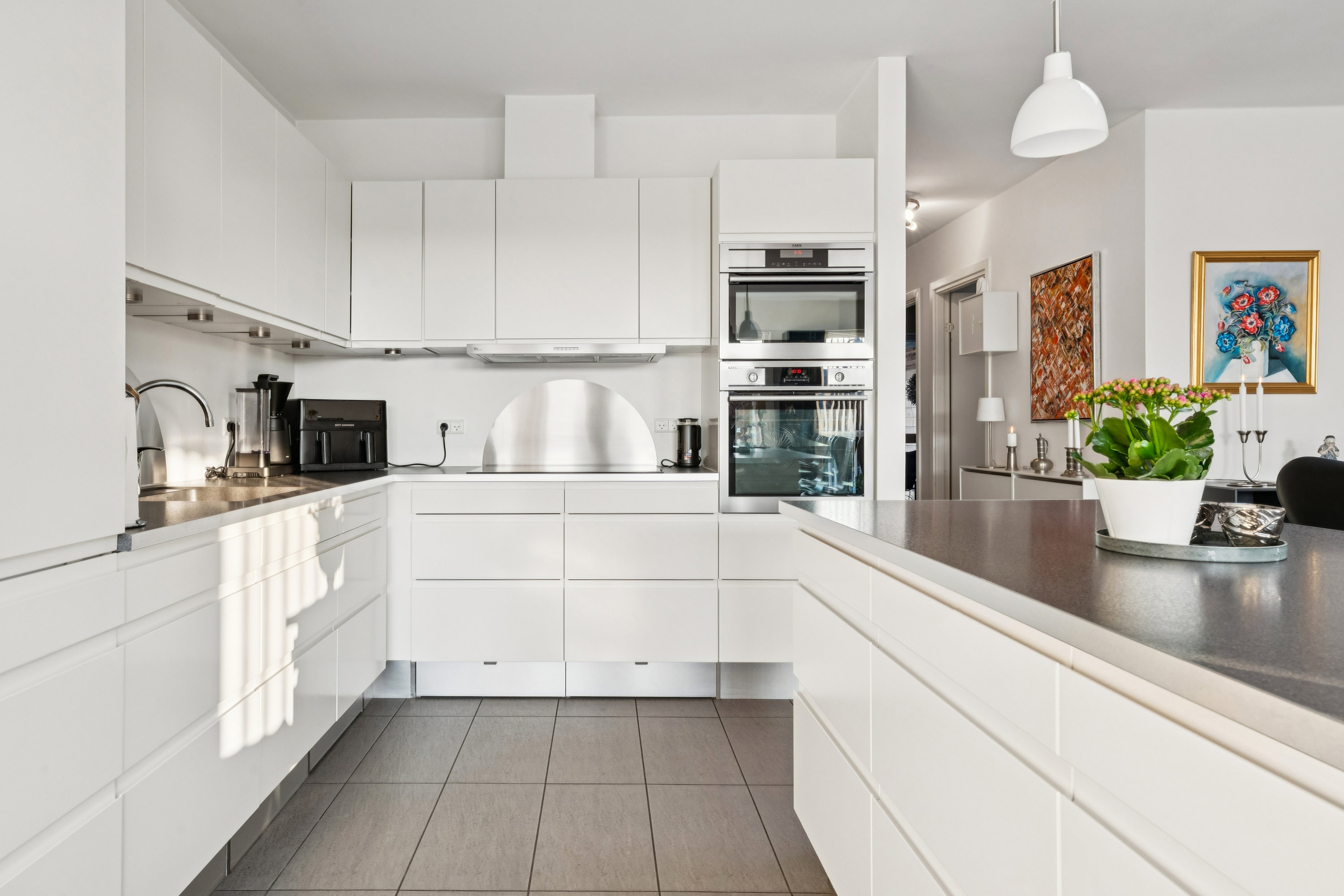 Fremhævet køkken billede i fuldskærmstilstand. Billede af Tinbergens Alle 63, 9260 Gistrup