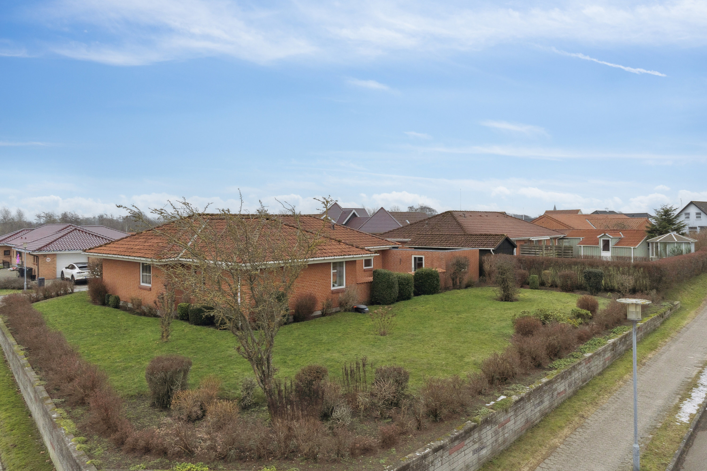 Fremhævet luftfoto billede i fuldskærmstilstand. Billede af Nordvangen 4, 9870 Sindal