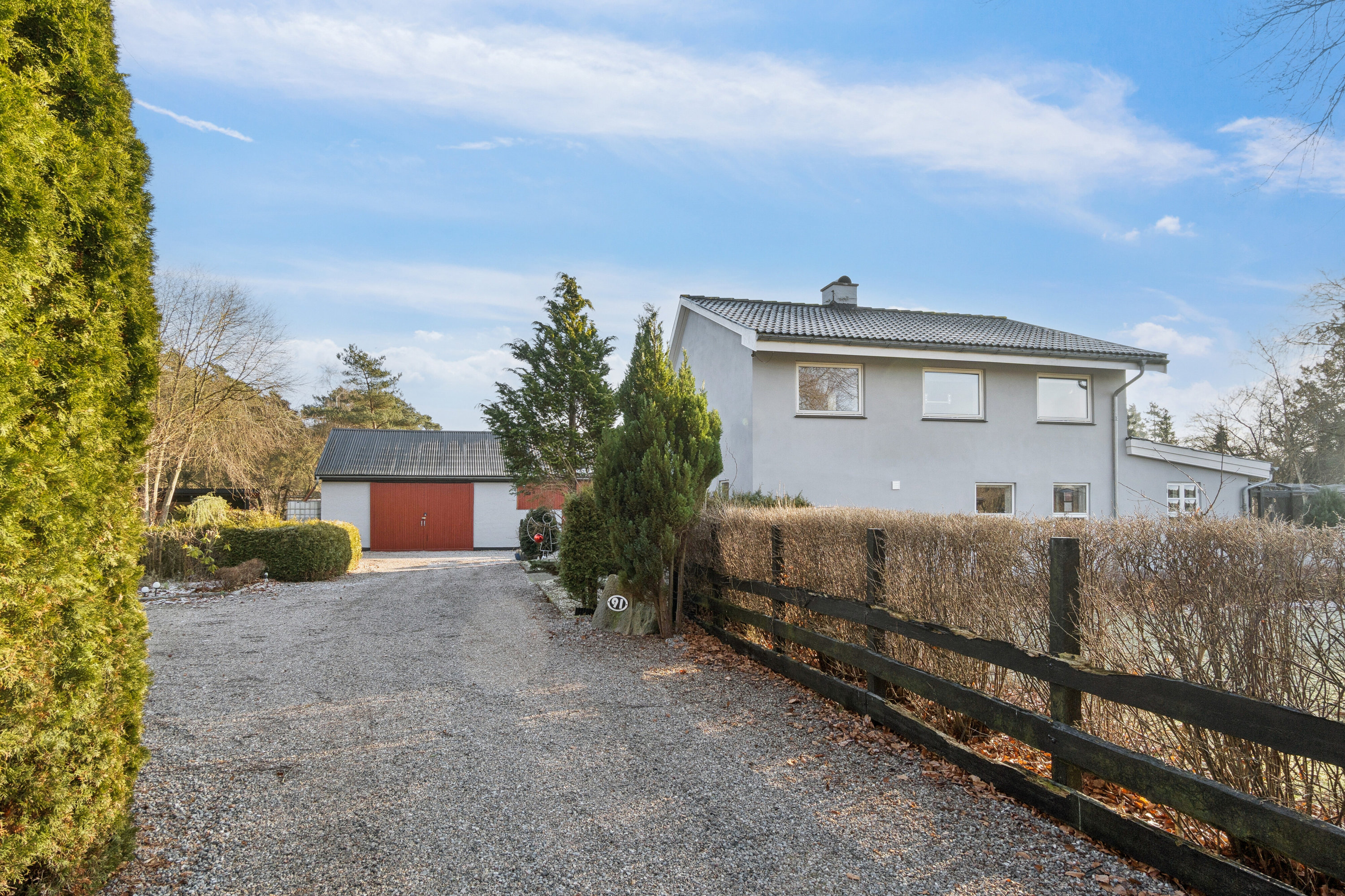 Fremhævet udendørs billede i fuldskærmstilstand. Billede af Eskebjergvej 91, 4593 Eskebjerg