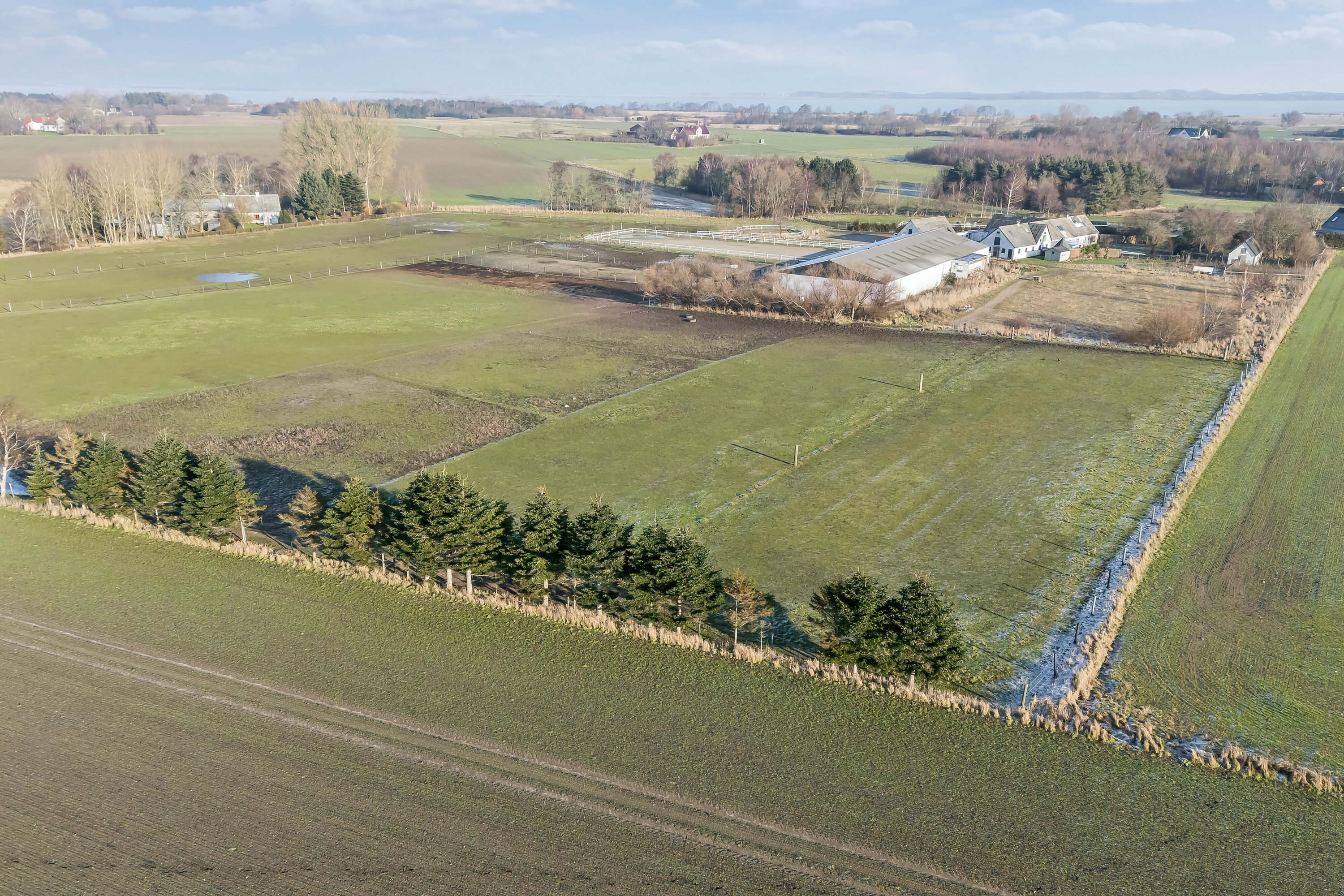 Landejendom: Luftfoto på Istebjergvej 39, 4400 Kalundborg