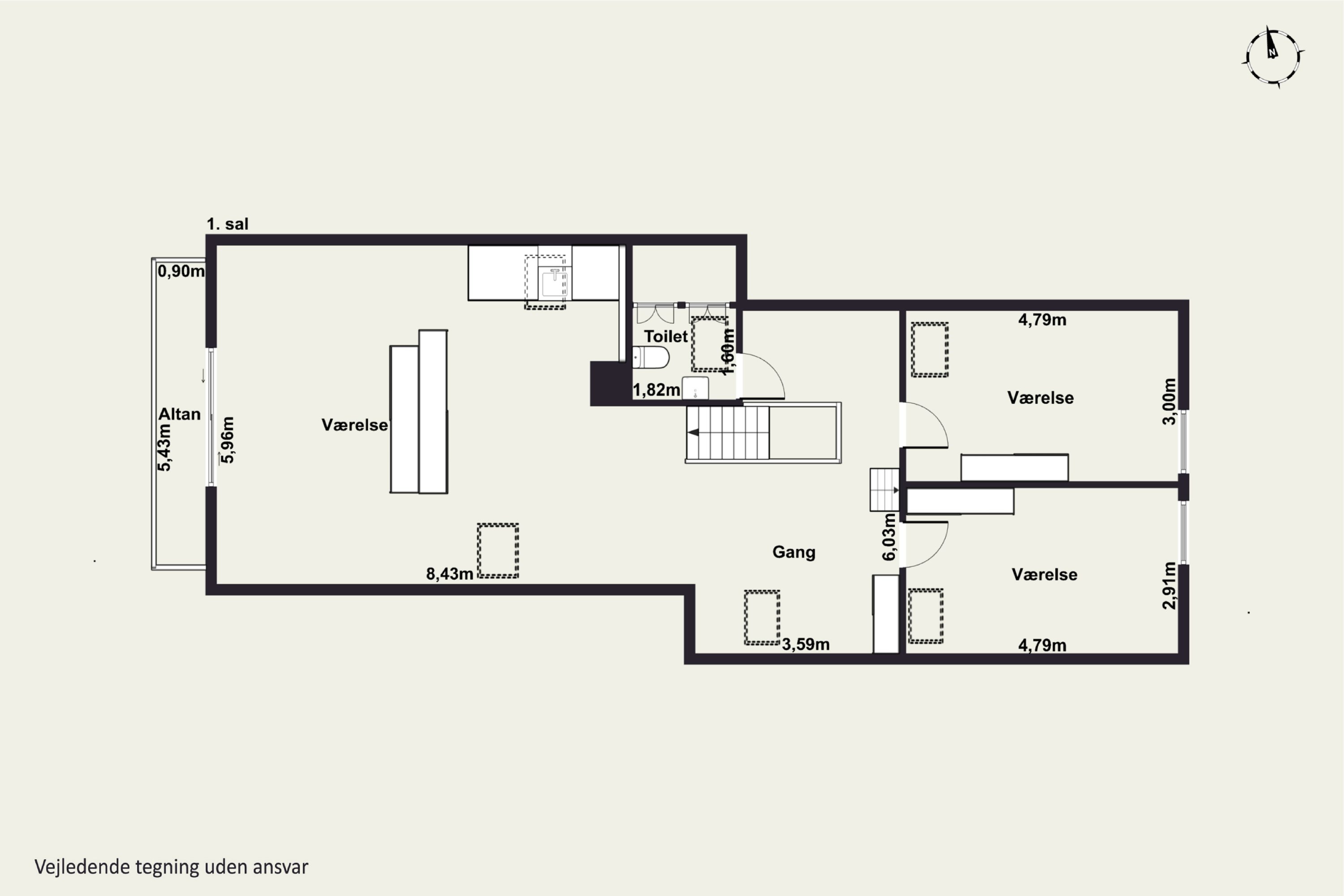 Plantegninger billede af Priamos Alle 5, 2650 Hvidovre