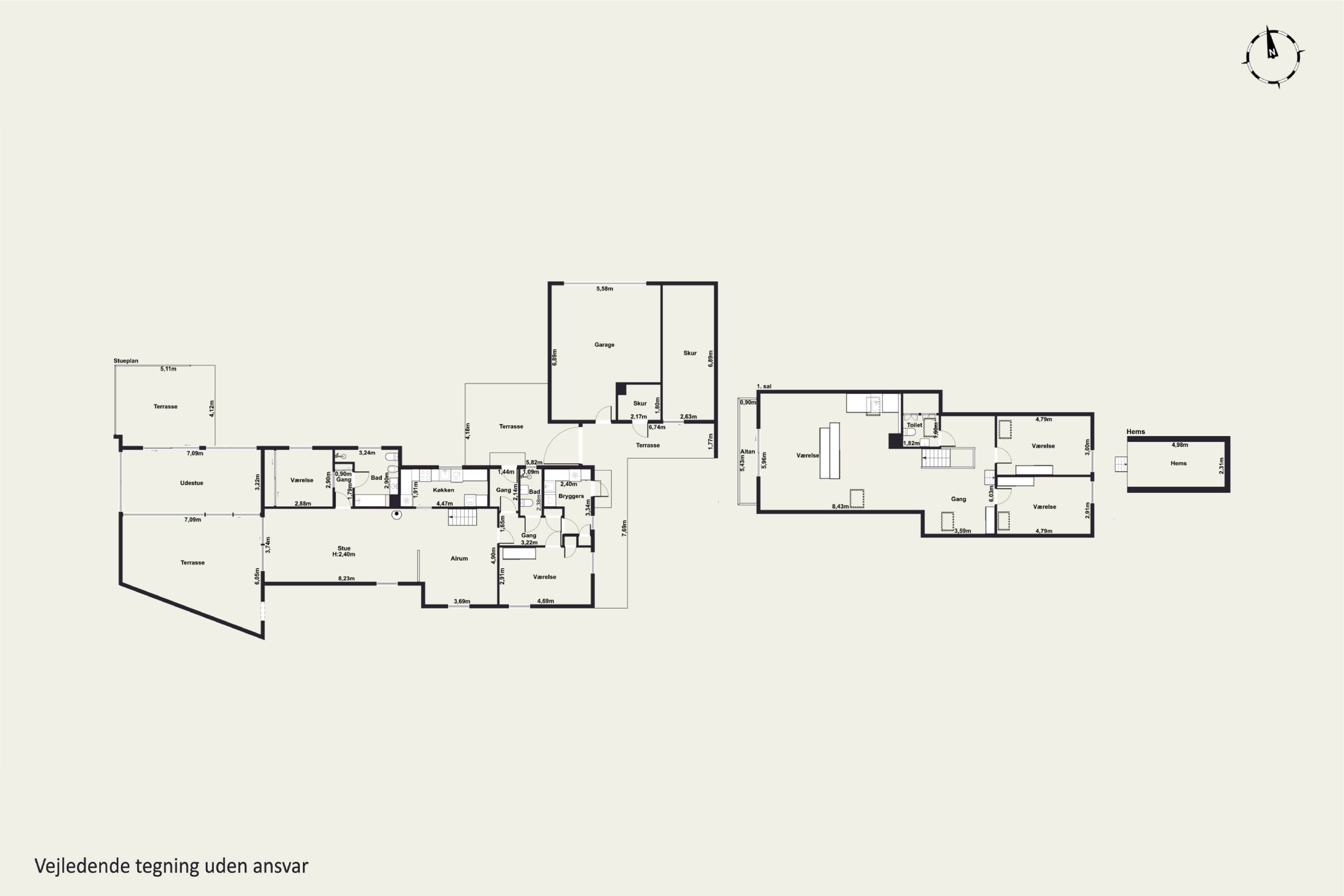 Plantegninger billede af Priamos Alle 5, 2650 Hvidovre