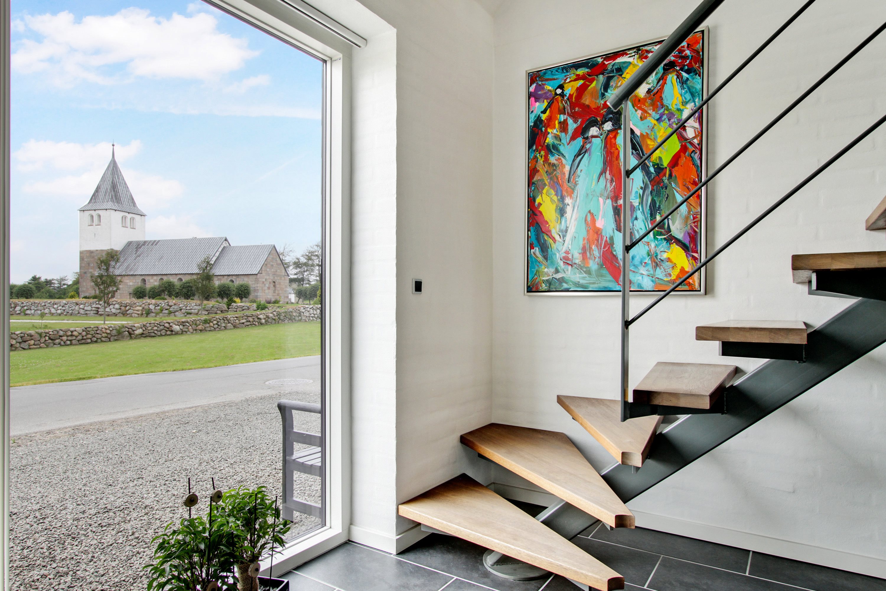 Fremhævet trappe billede i fuldskærmstilstand. Billede af Holmevej 32, Nors, 7700 Thisted