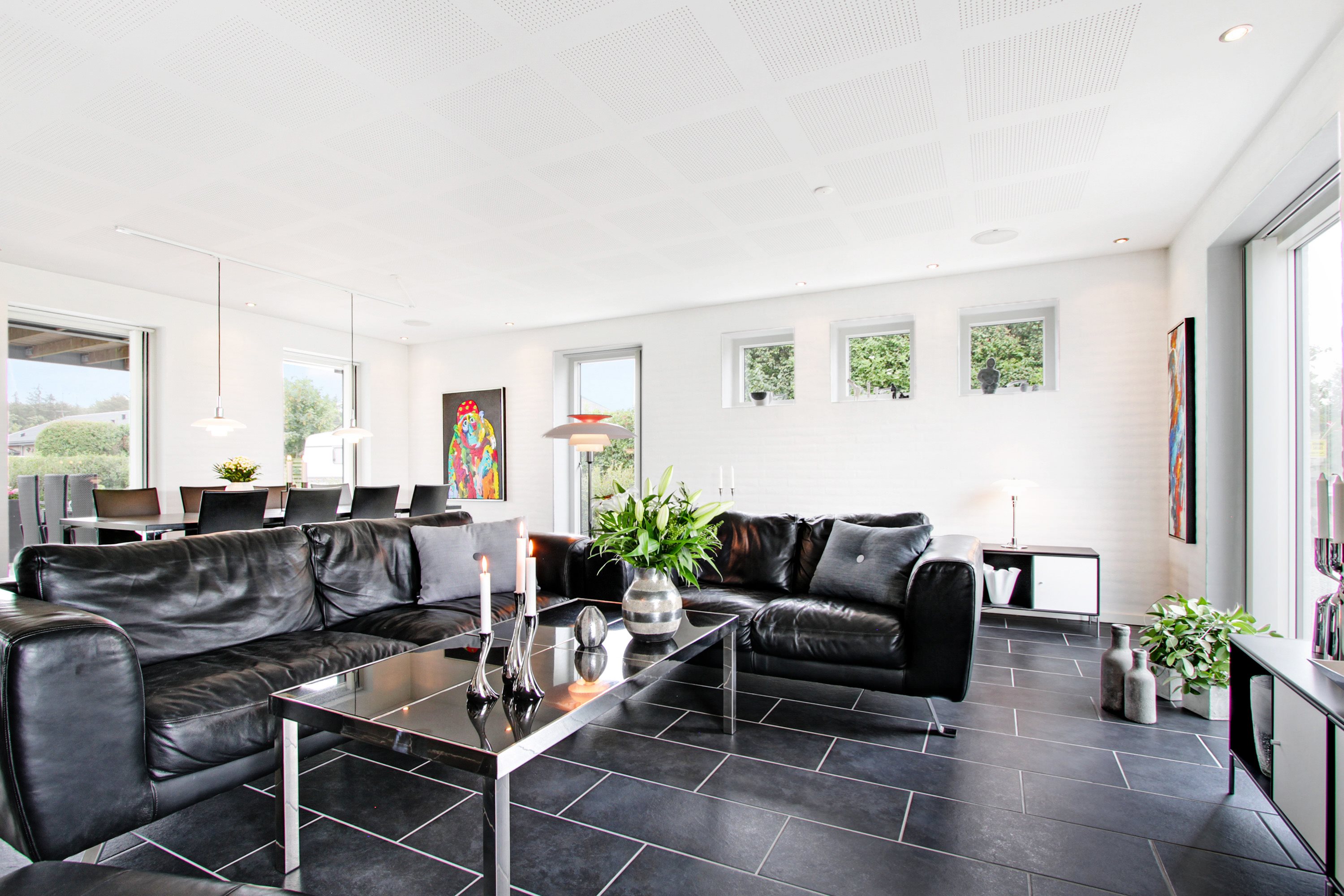 Fremhævet stue billede i fuldskærmstilstand. Billede af Holmevej 32, Nors, 7700 Thisted