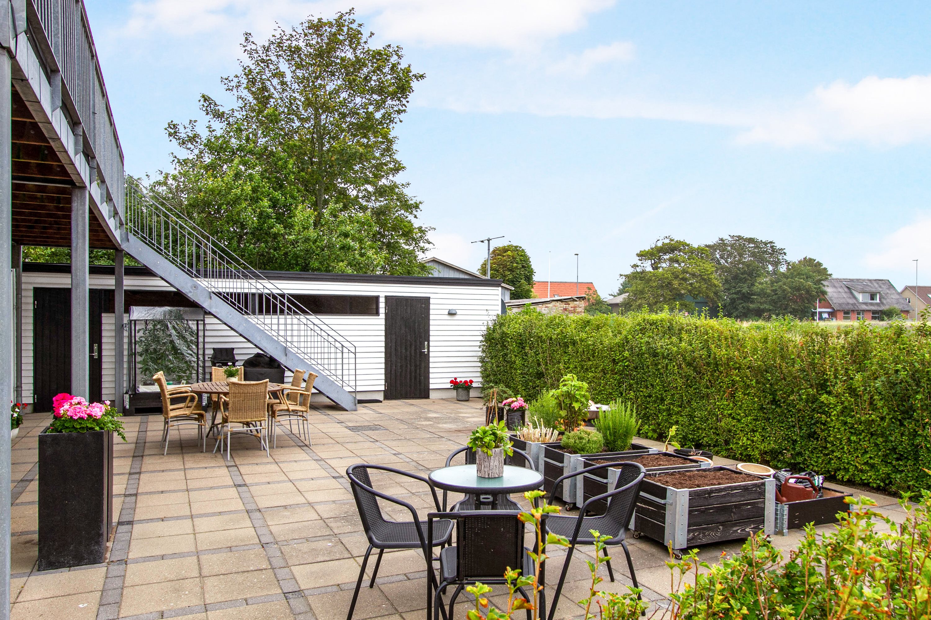 Fremhævet terrasse billede i fuldskærmstilstand. Billede af Holmevej 32, Nors, 7700 Thisted