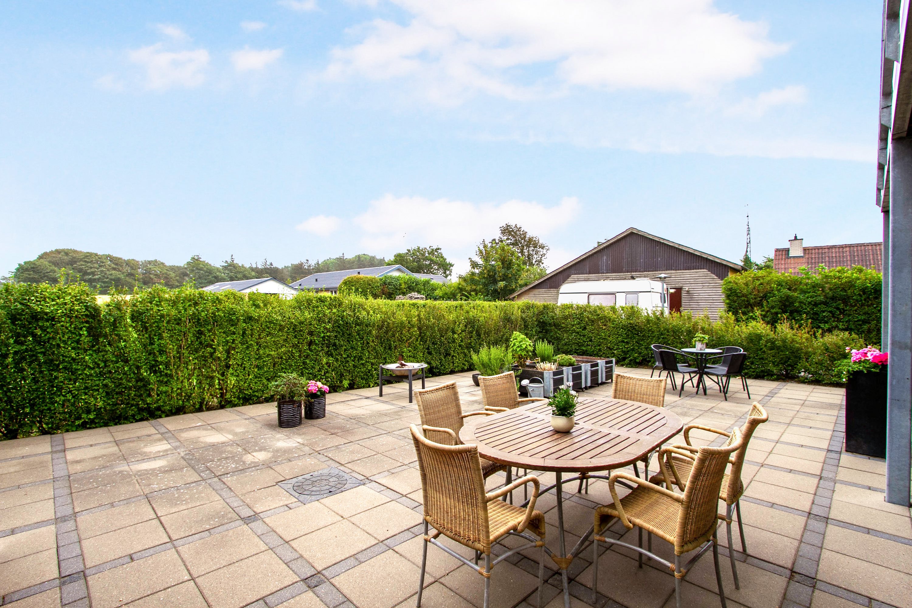 Fremhævet terrasse billede i fuldskærmstilstand. Billede af Holmevej 32, Nors, 7700 Thisted