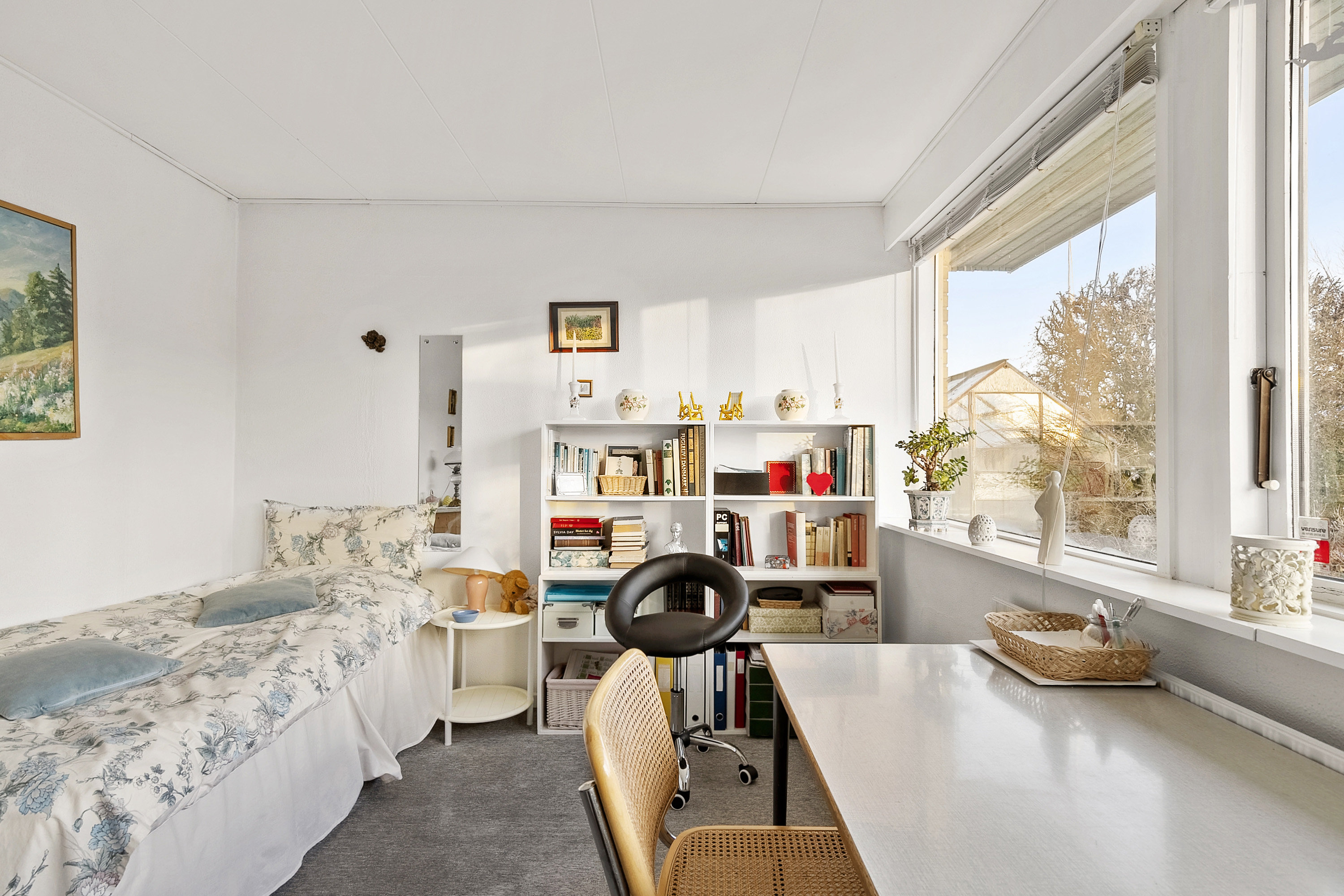 Fremhævet soveværelse billede i fuldskærmstilstand. Billede af Bygvænget 3, Virring, 8660 Skanderborg