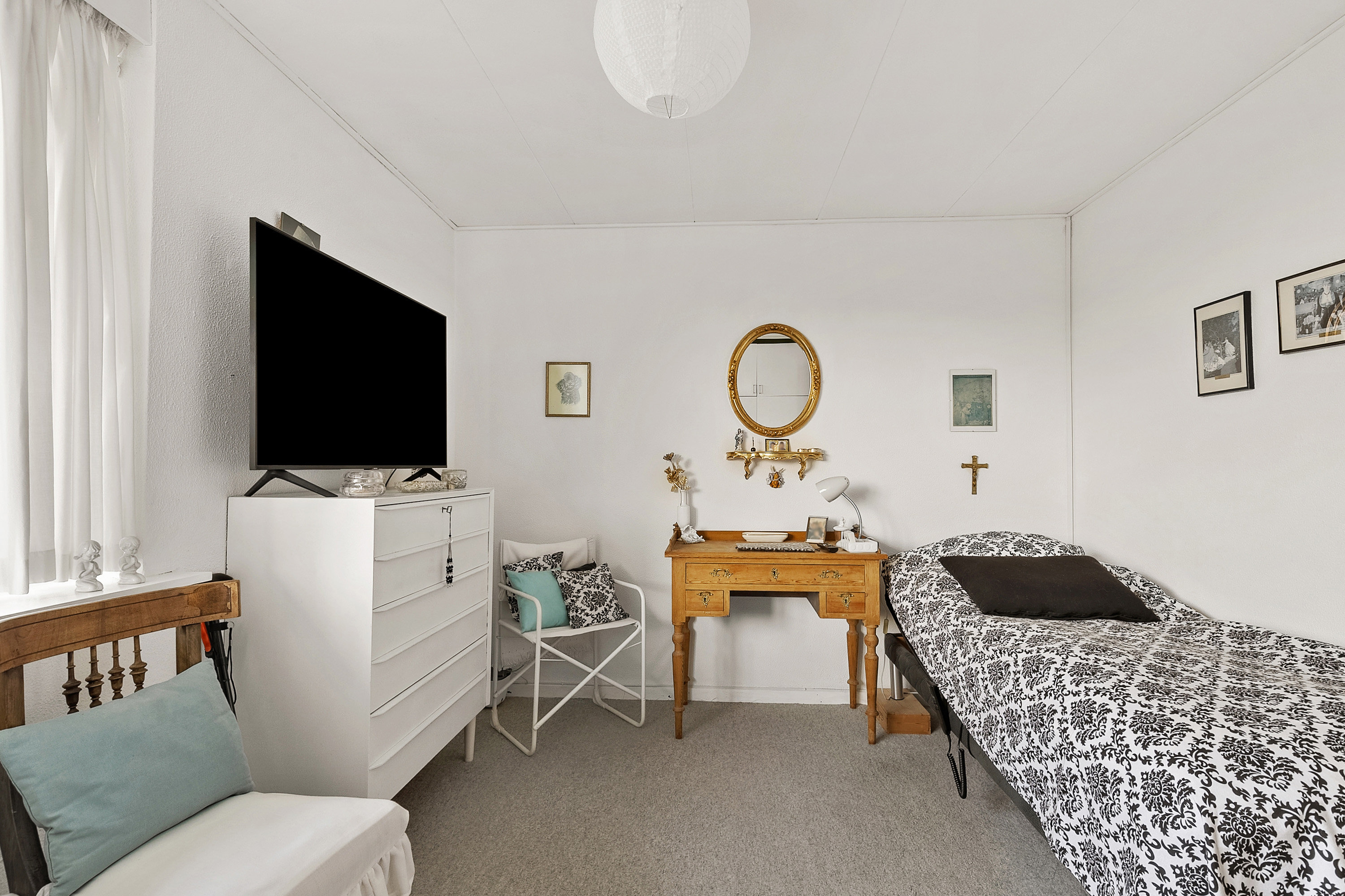 Fremhævet soveværelse billede i fuldskærmstilstand. Billede af Bygvænget 3, Virring, 8660 Skanderborg