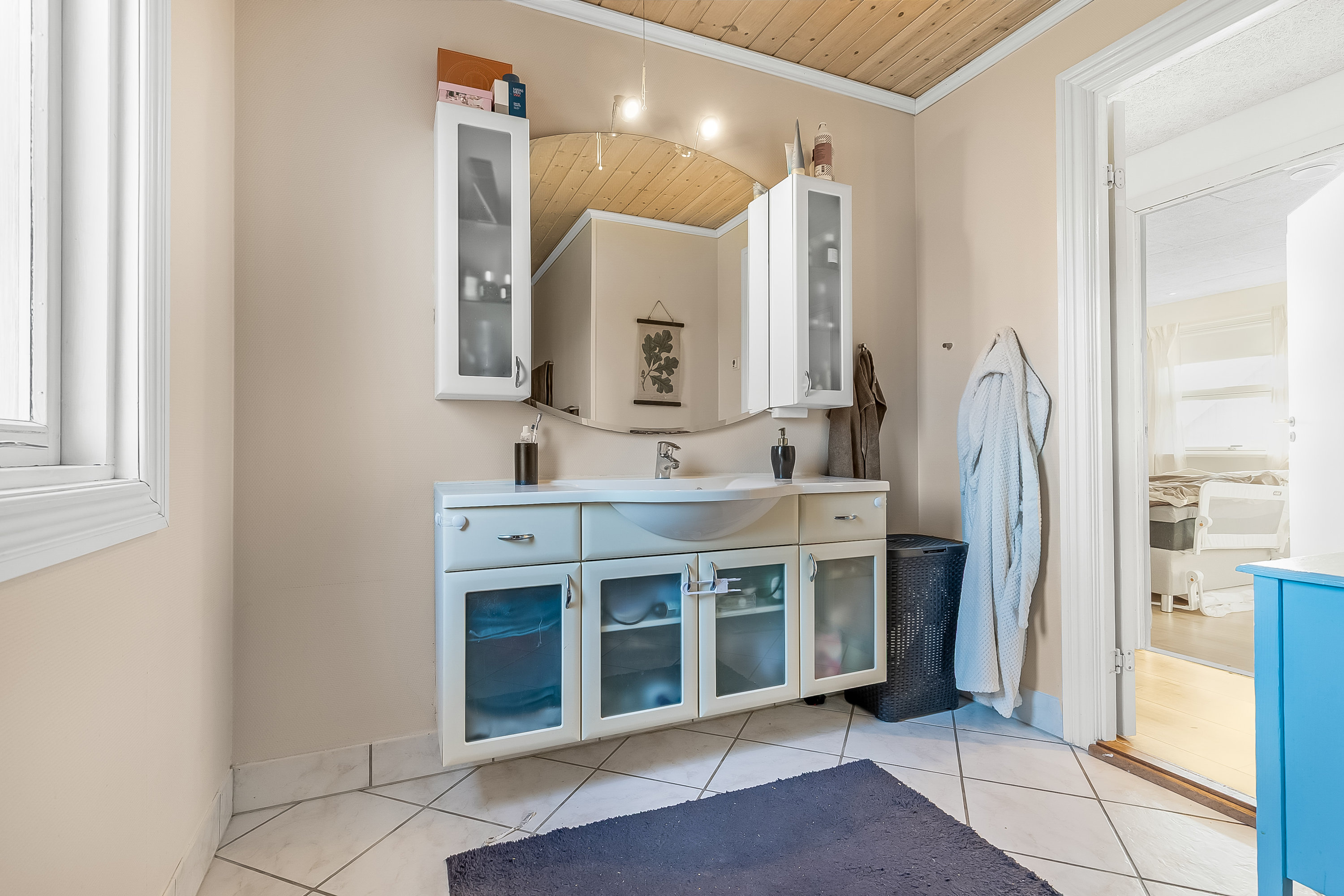 Fremhævet badeværelse billede i fuldskærmstilstand. Billede af Bjerrevænget 16, Brejning, 7080 Børkop