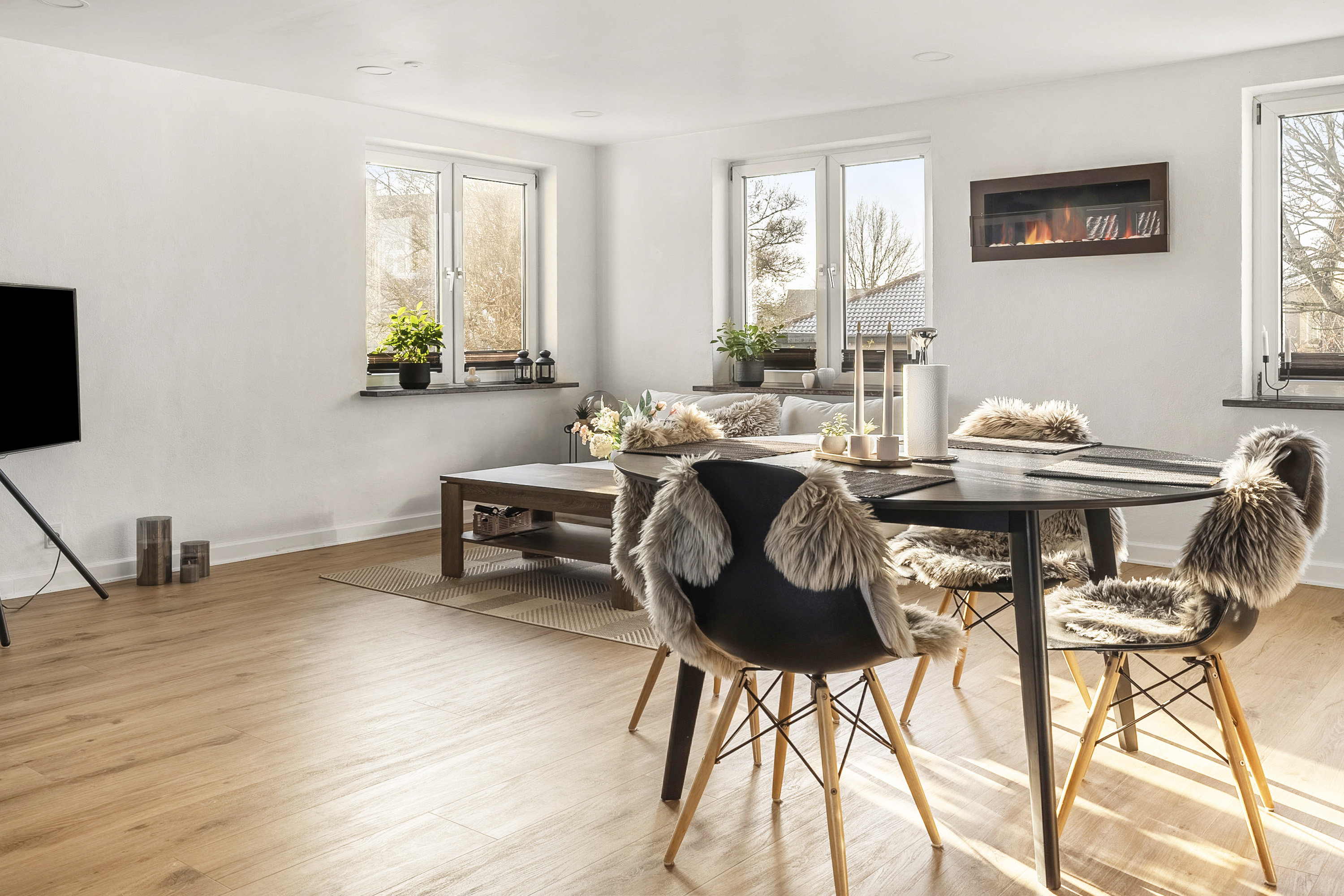 Fremhævet spisestue billede i fuldskærmstilstand. Billede af Carl Plougs Vej 3, 8700 Horsens