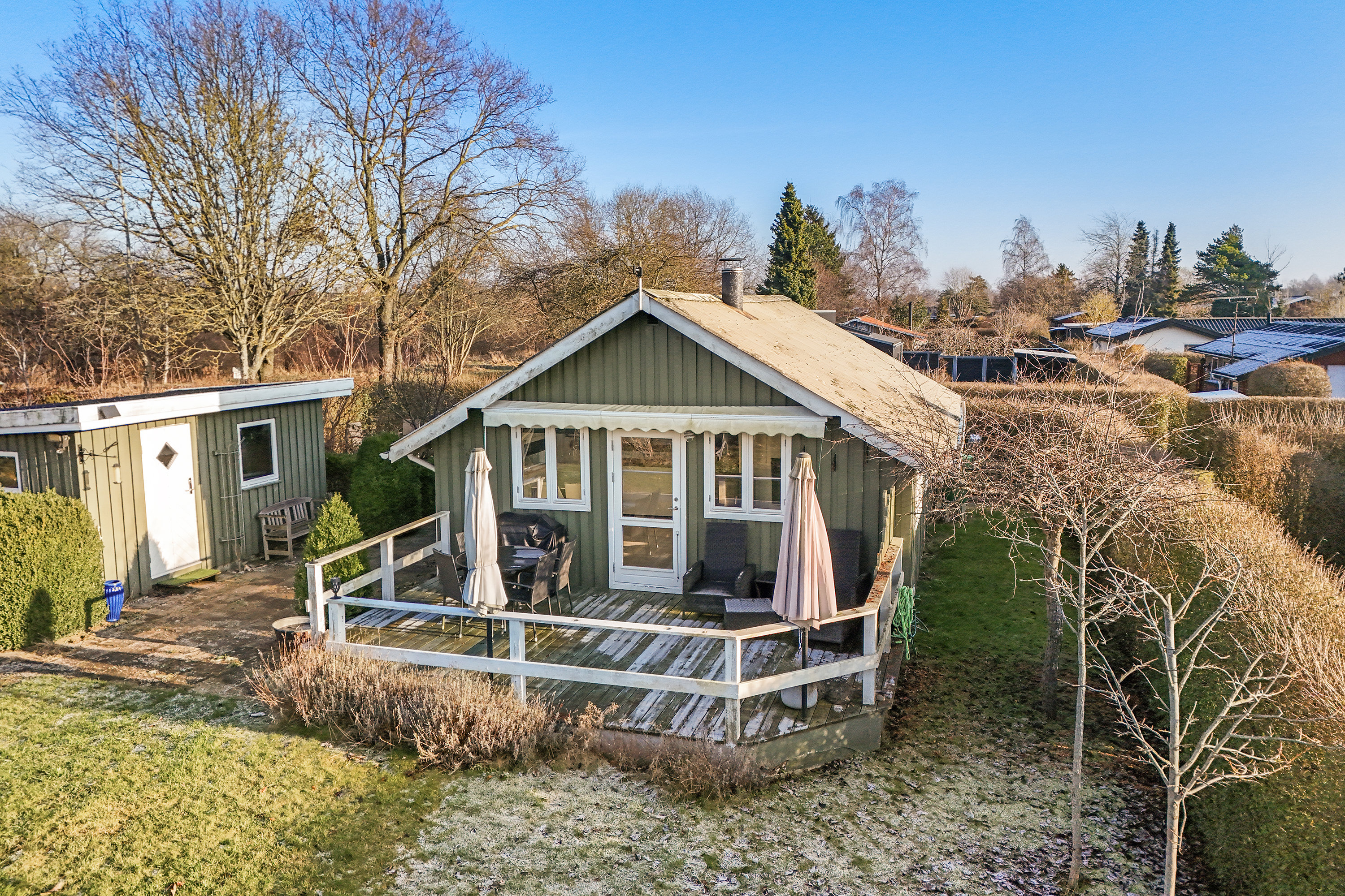 Fremhævet set fra oven billede i fuldskærmstilstand. Billede af Asynjevej 40, 2740 Skovlunde