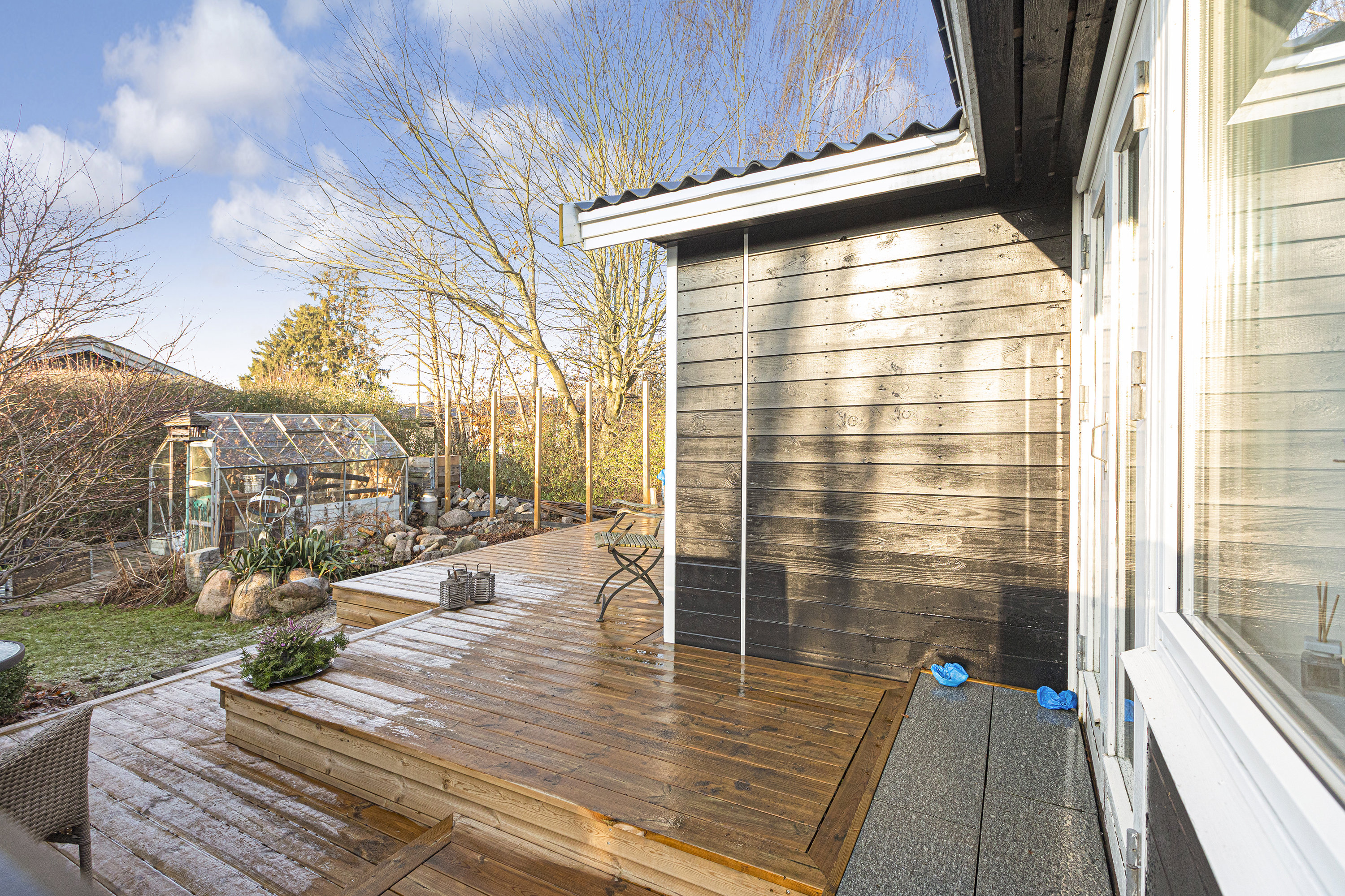 Fremhævet terrasse billede i fuldskærmstilstand. Billede af Asynjevej 47, 2740 Skovlunde