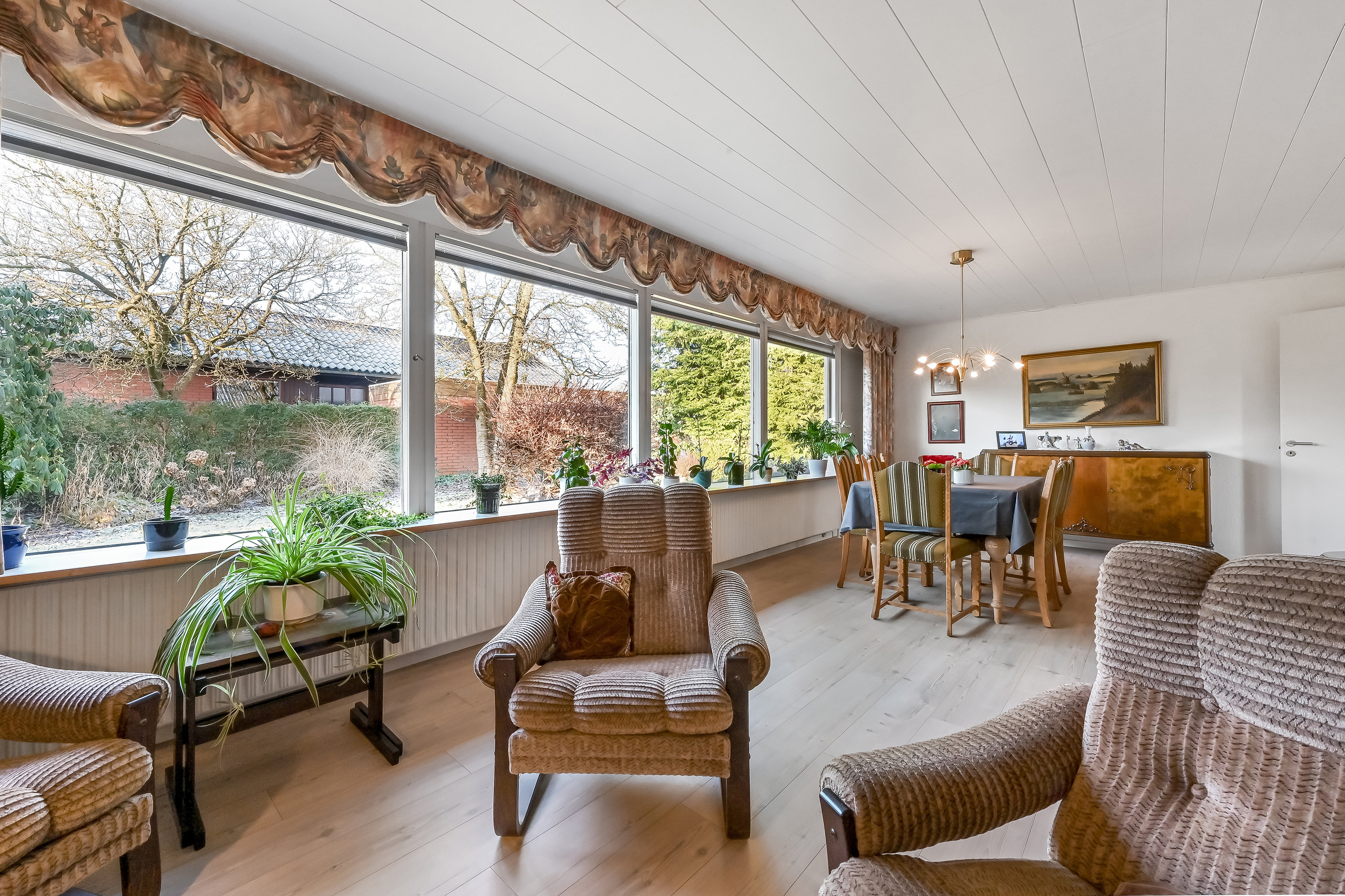 Fremhævet stue billede i fuldskærmstilstand. Billede af Skibbildvej 42, Haunstrup, 7400 Herning