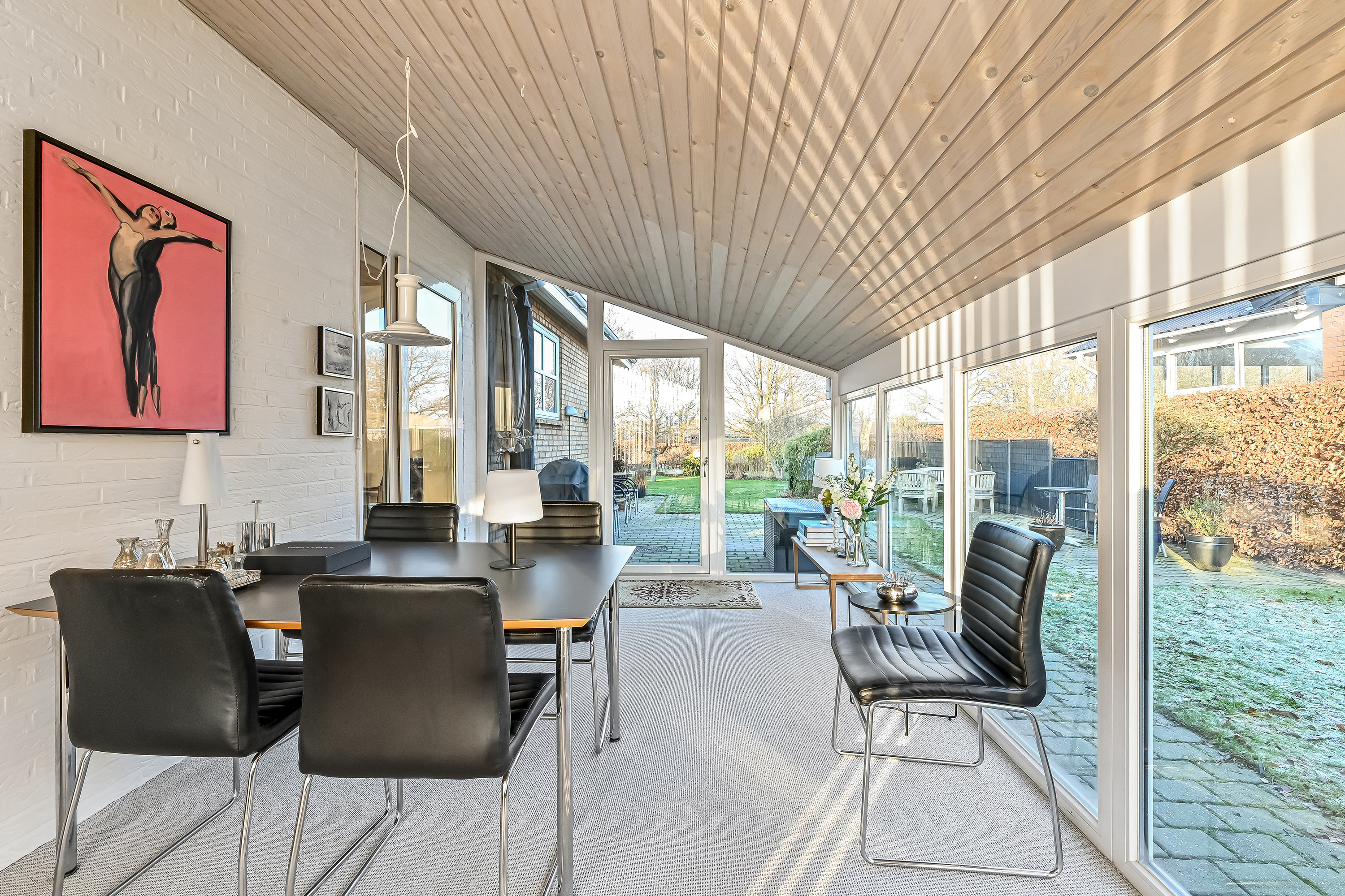 Fremhævet udestue billede i fuldskærmstilstand. Billede af Anemonevej 19, 7400 Herning