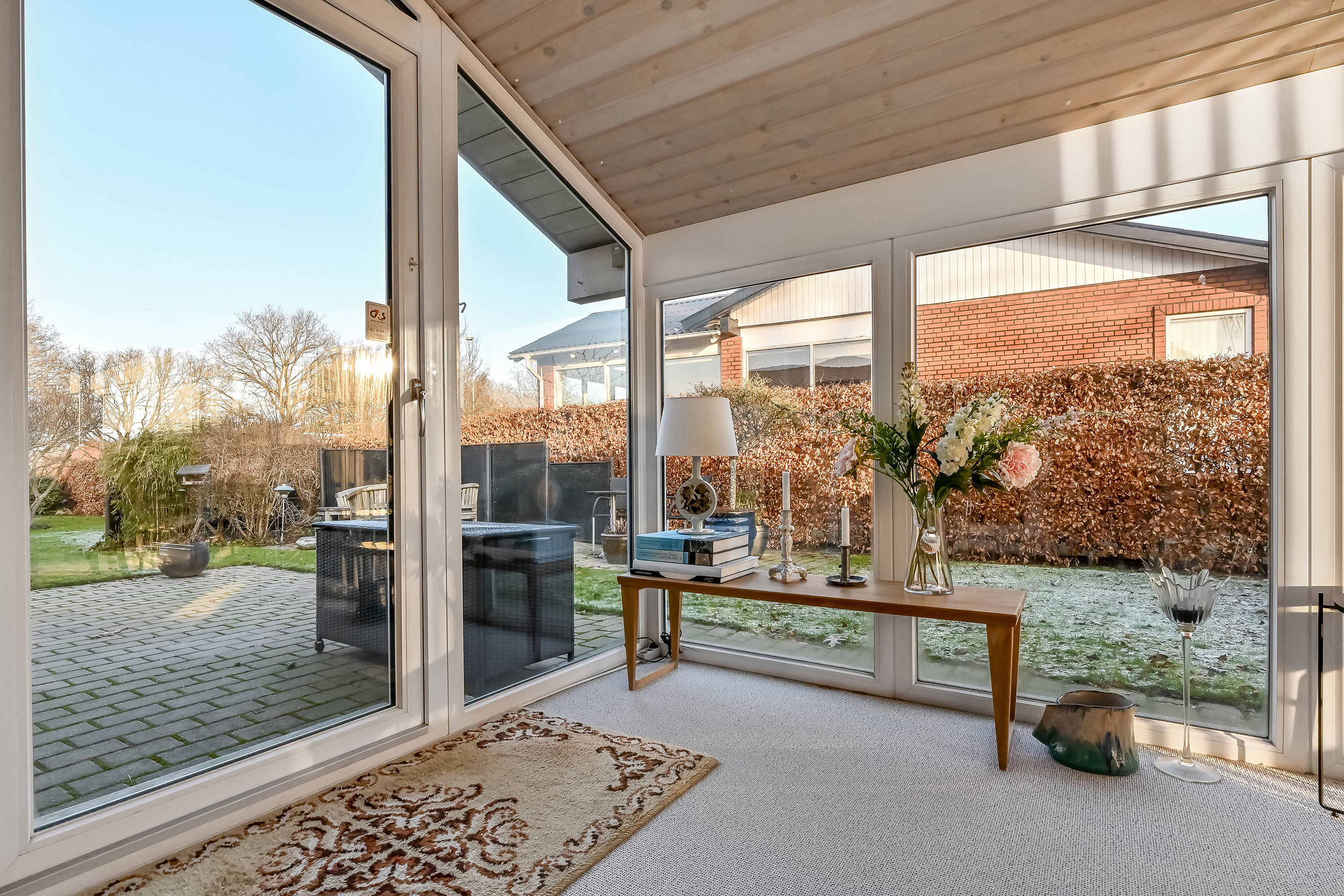 Fremhævet udestue billede i fuldskærmstilstand. Billede af Anemonevej 19, 7400 Herning