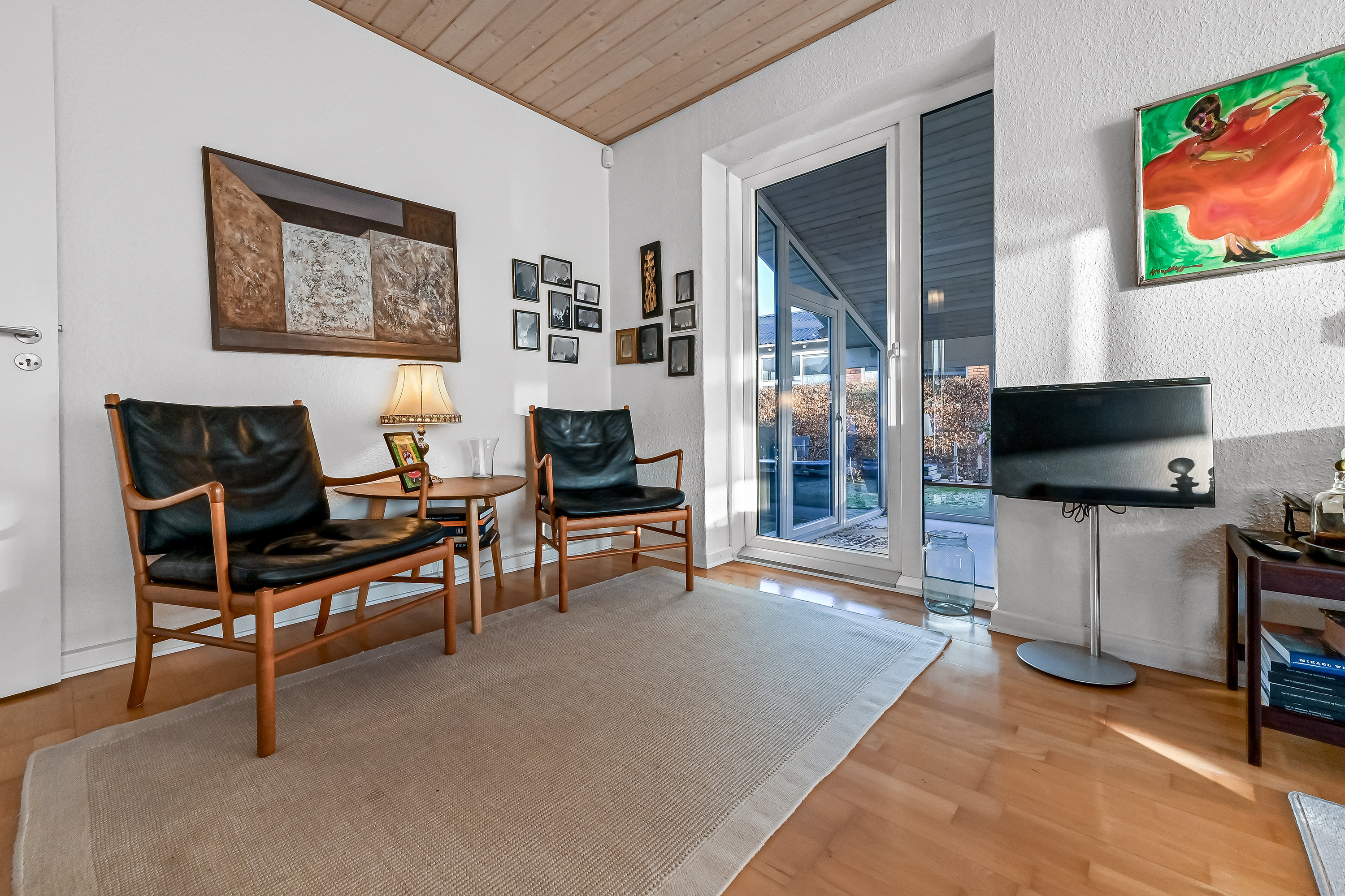 Fremhævet stue billede i fuldskærmstilstand. Billede af Anemonevej 19, 7400 Herning