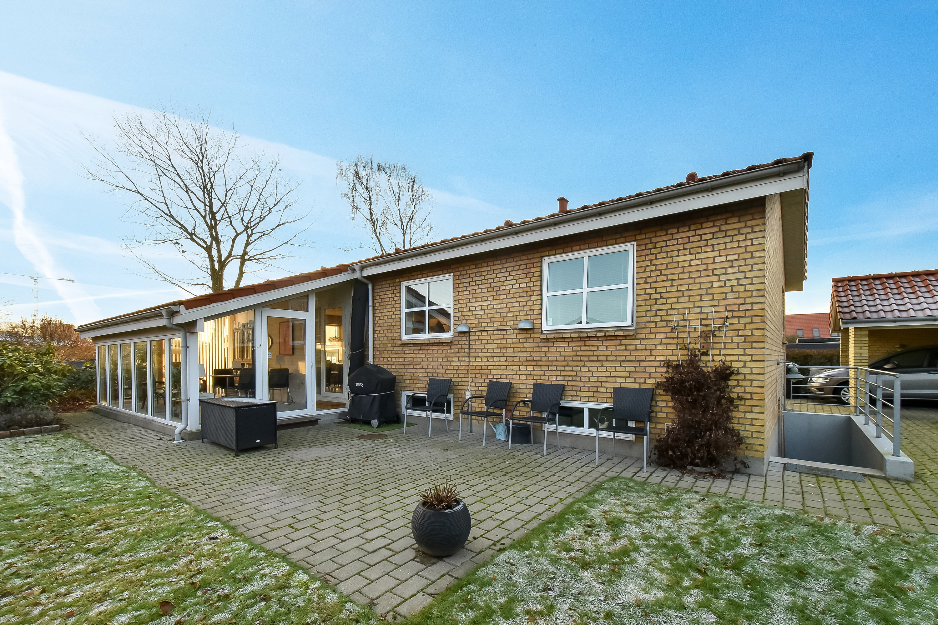 Fremhævet terrasse billede i fuldskærmstilstand. Billede af Anemonevej 19, 7400 Herning