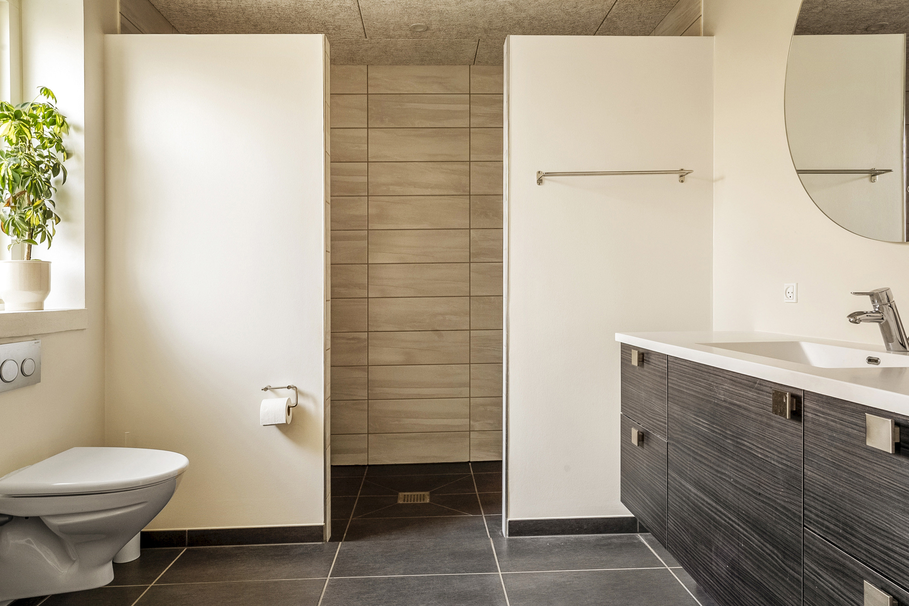 Fremhævet badeværelse billede i fuldskærmstilstand. Billede af Gyvelhøj 18, 8700 Horsens