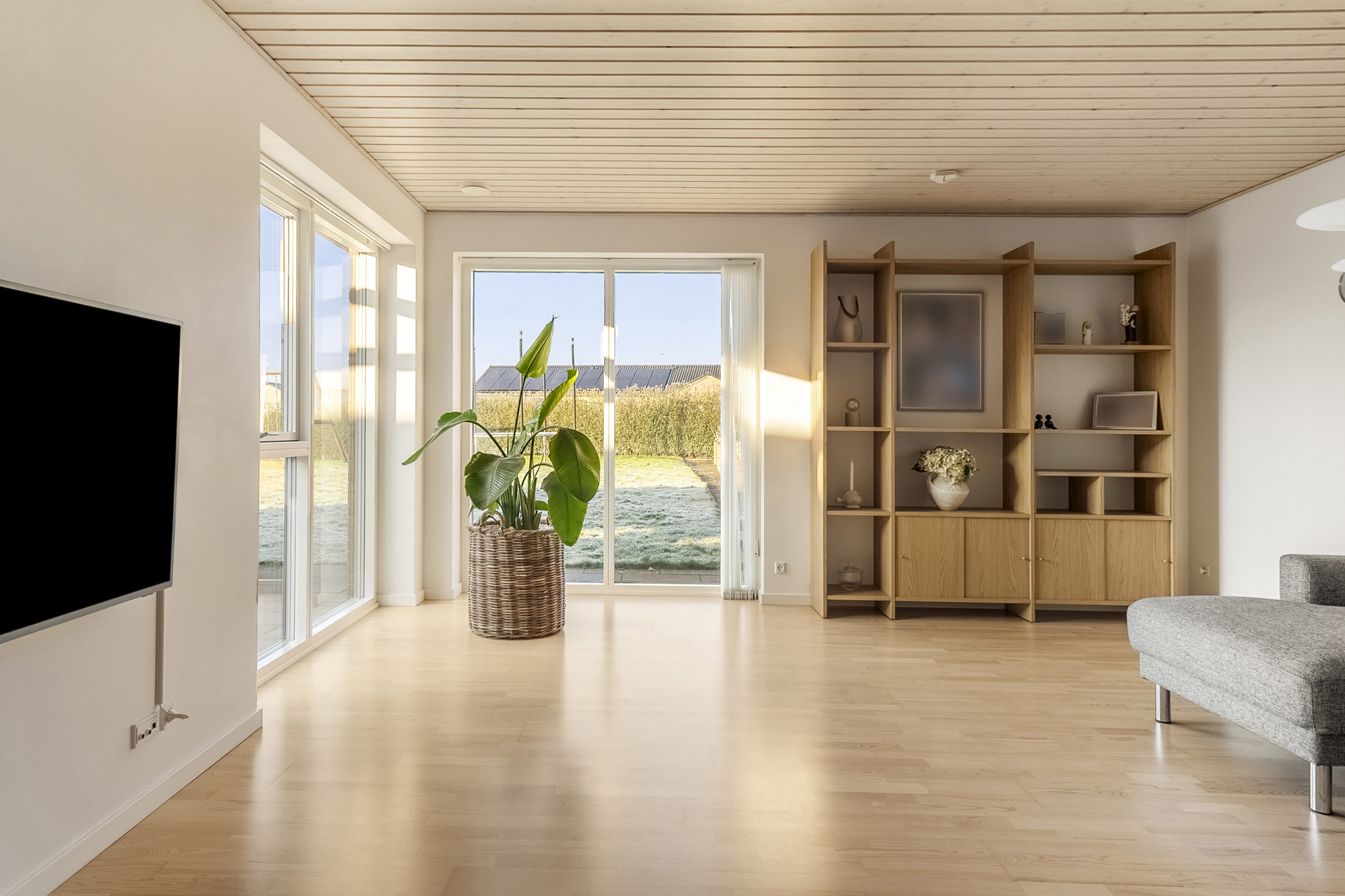 Fremhævet stue billede i fuldskærmstilstand. Billede af Gyvelhøj 18, 8700 Horsens