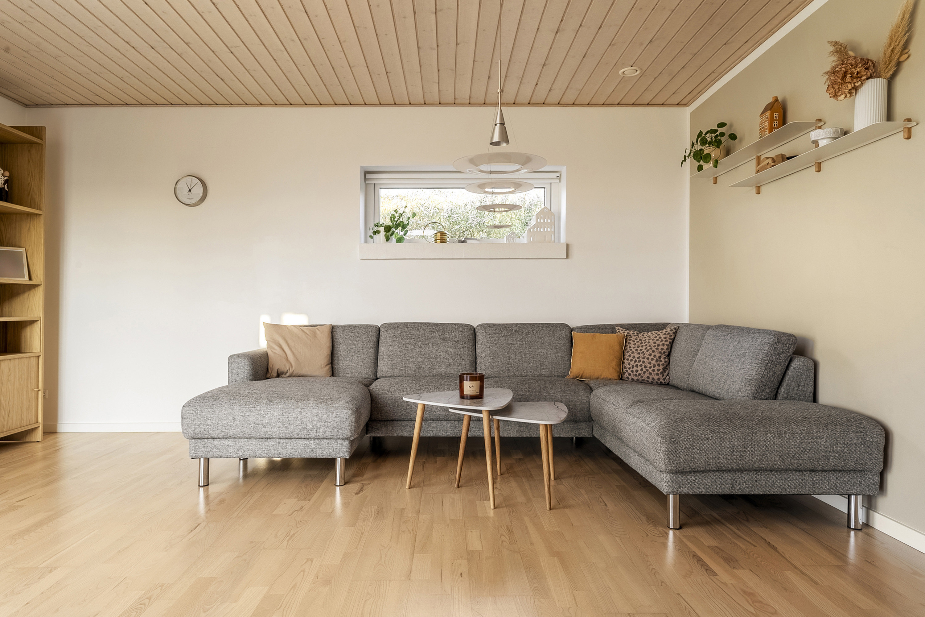 Fremhævet stue billede i fuldskærmstilstand. Billede af Gyvelhøj 18, 8700 Horsens