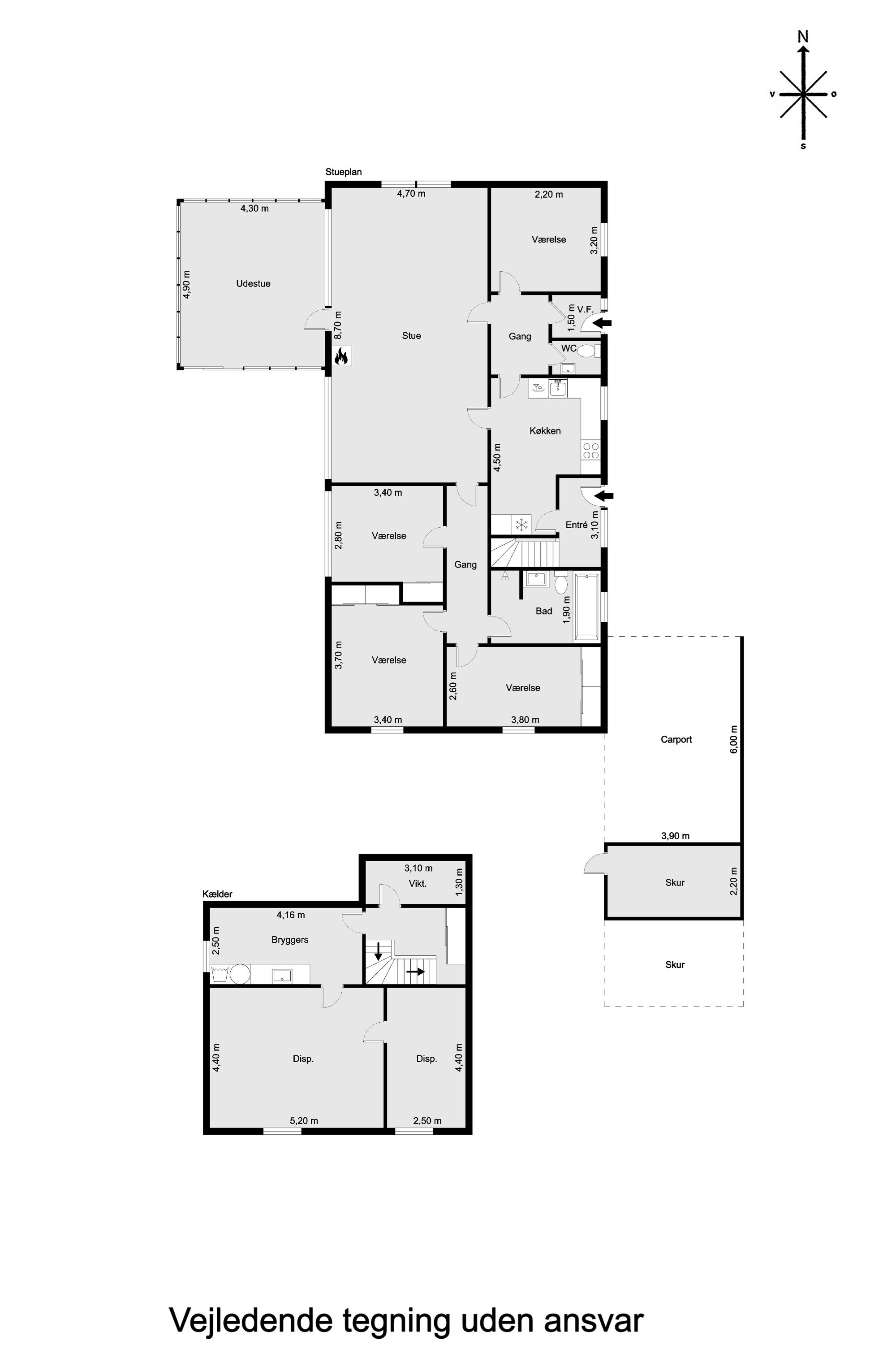 Plantegninger billede af Pilekrattet 12, 8850 Bjerringbro