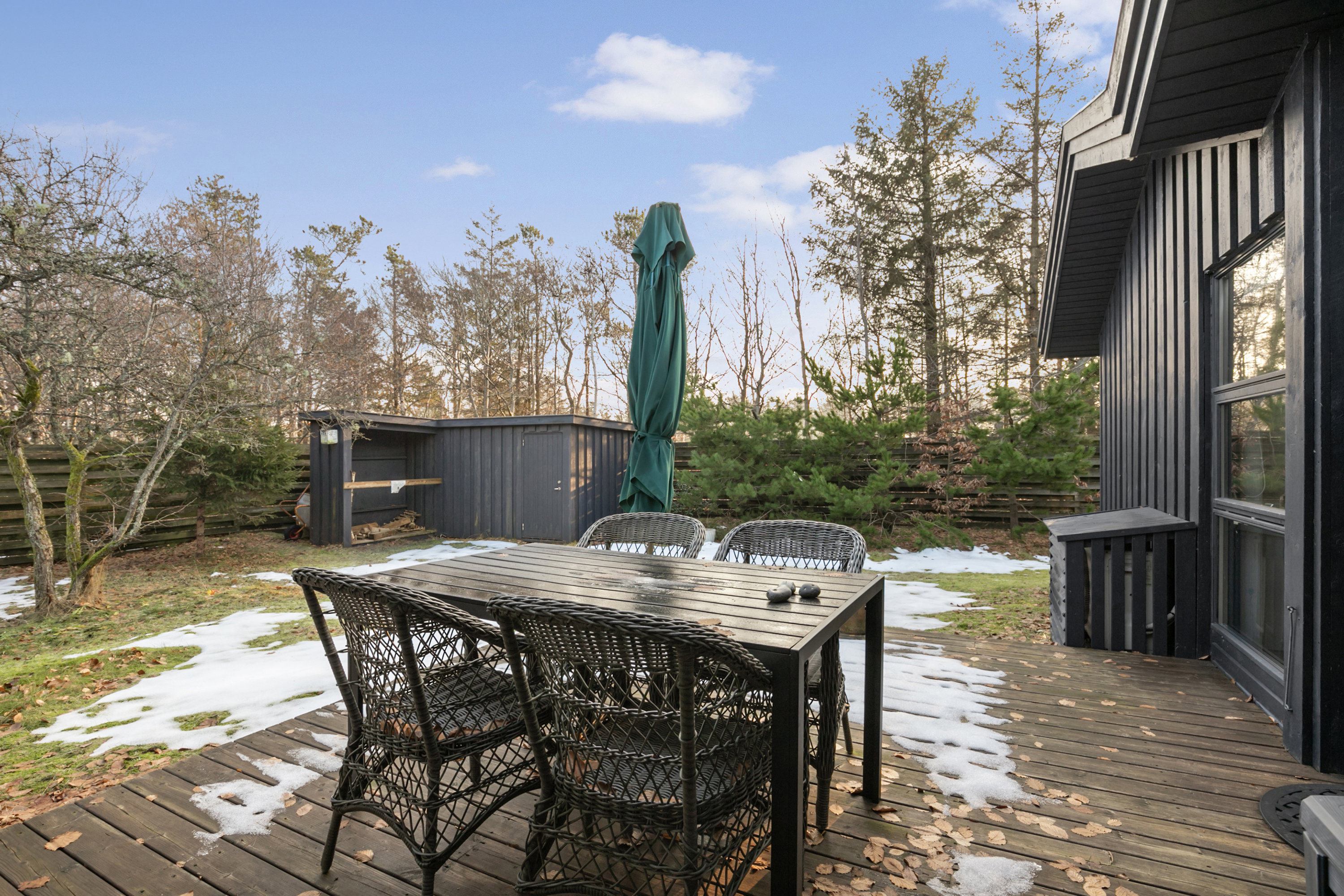 Fremhævet terrasse billede i fuldskærmstilstand. Billede af Skorr-Karensvej 3, Rødhus, 9490 Pandrup