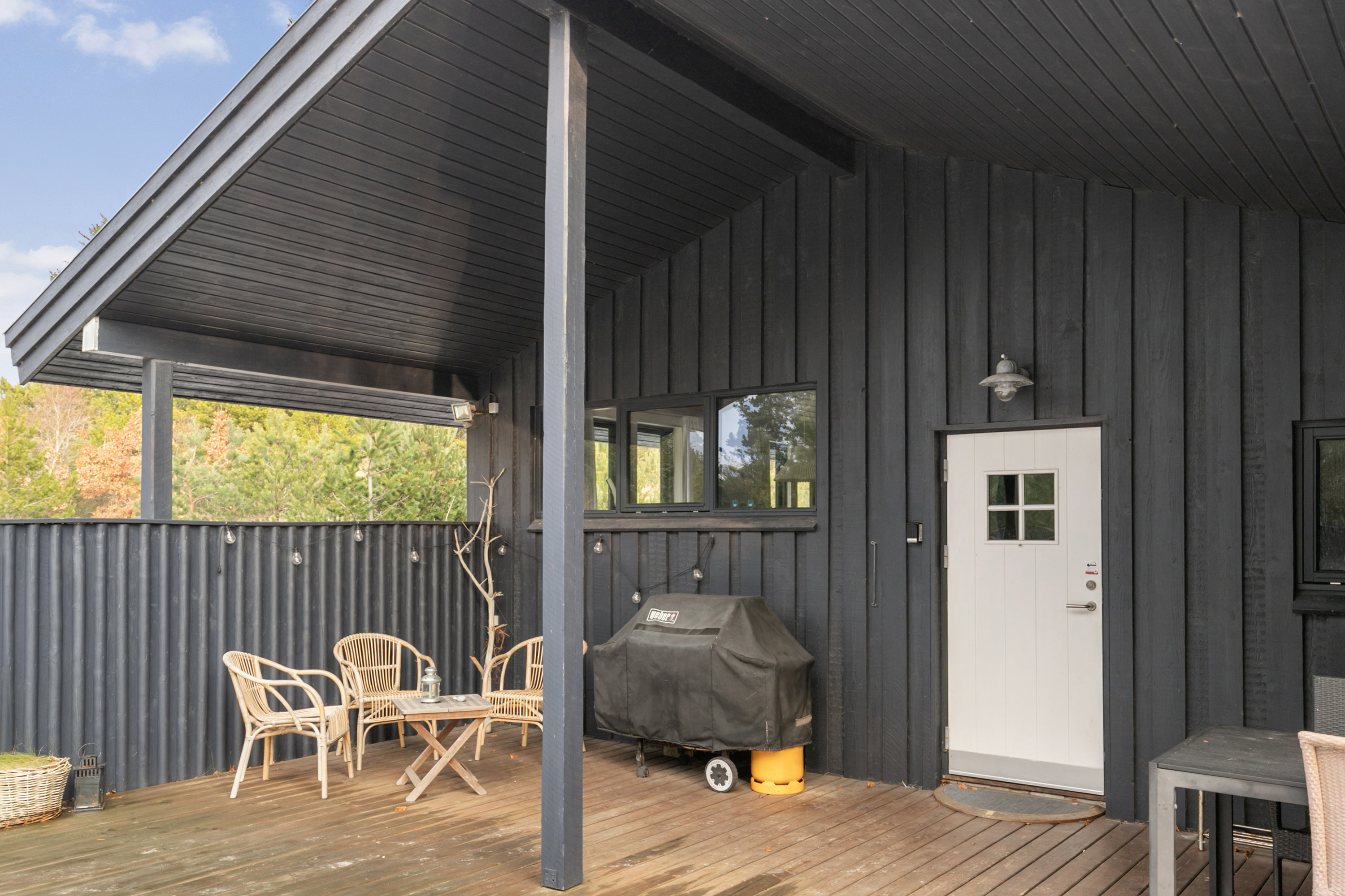 Fremhævet overdækket terrasse billede i fuldskærmstilstand. Billede af Skorr-Karensvej 3, Rødhus, 9490 Pandrup