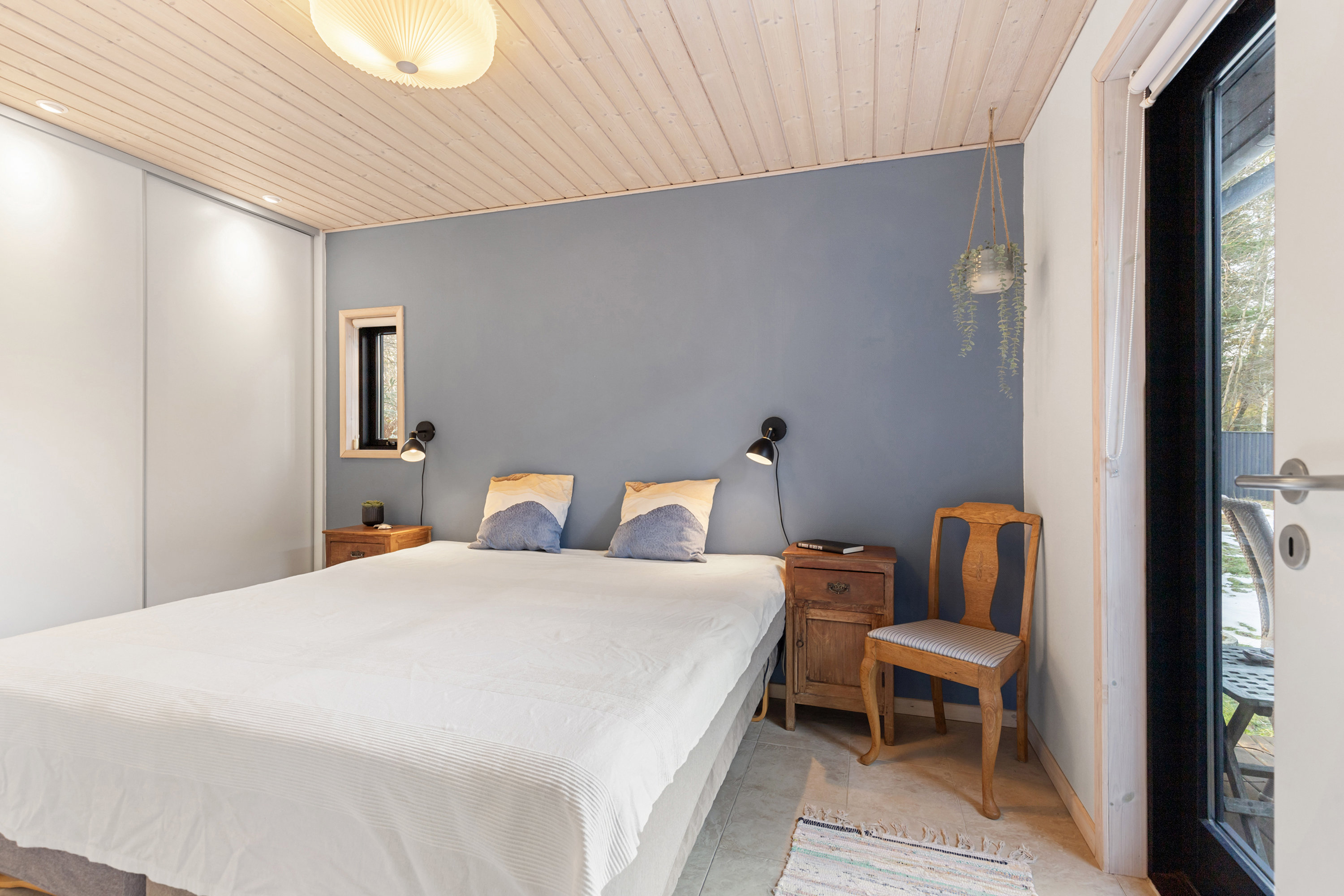 Fremhævet soveværelse billede i fuldskærmstilstand. Billede af Skorr-Karensvej 3, Rødhus, 9490 Pandrup