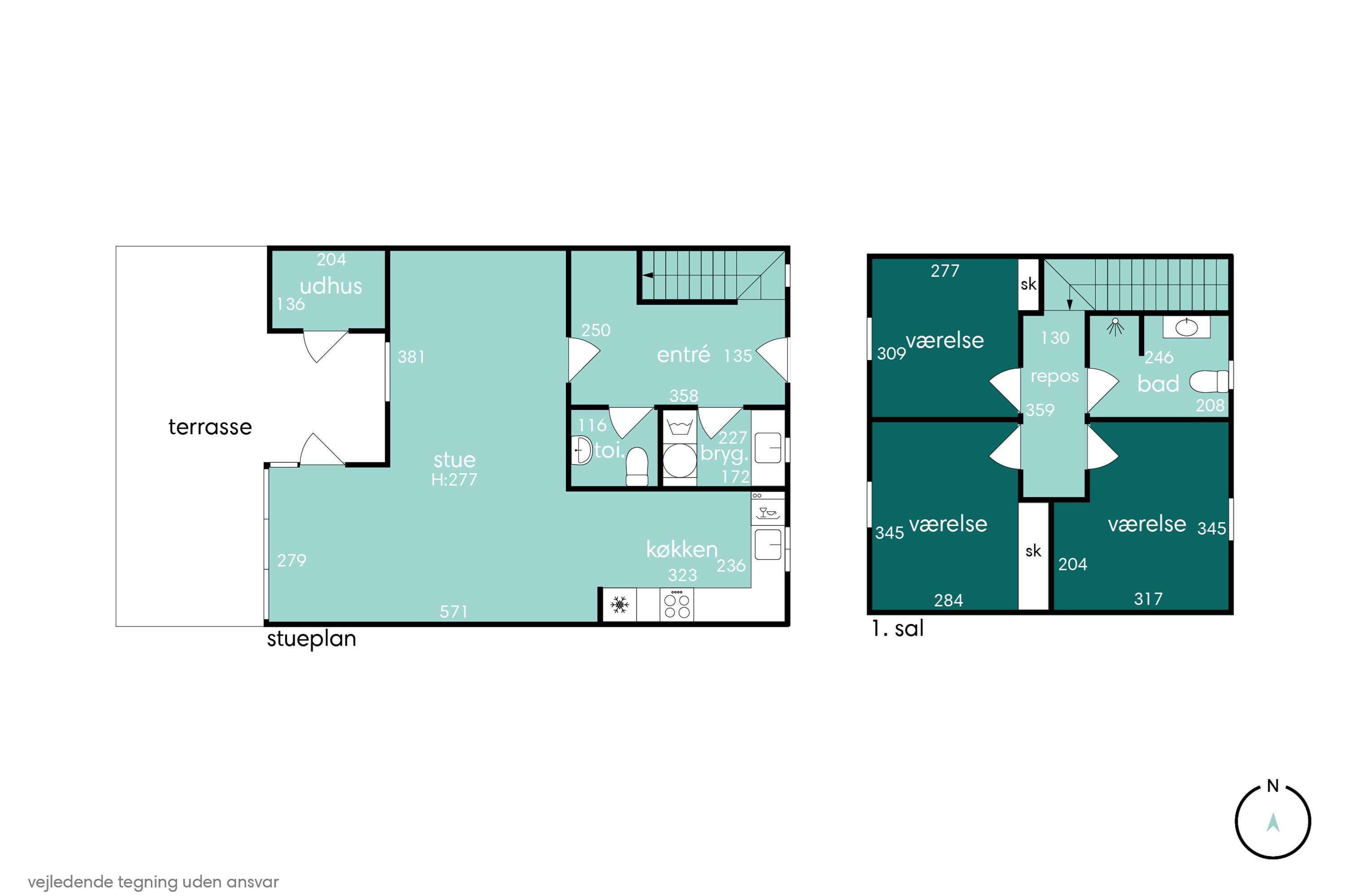 Plantegninger billede af Bøgevænget 2A, 7400 Herning