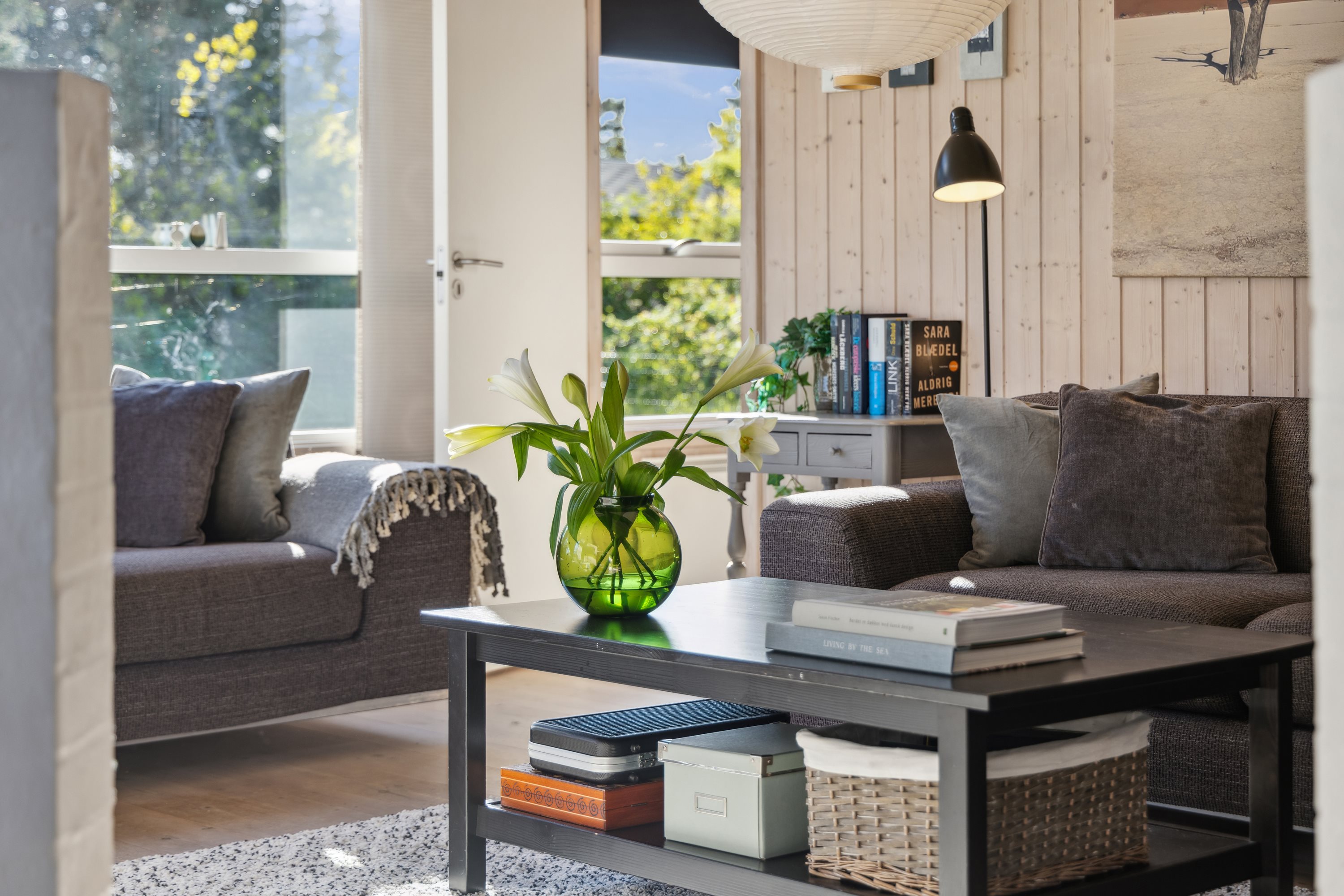 Fremhævet stue billede i fuldskærmstilstand. Billede af Merkurvej 15, 9370 Hals