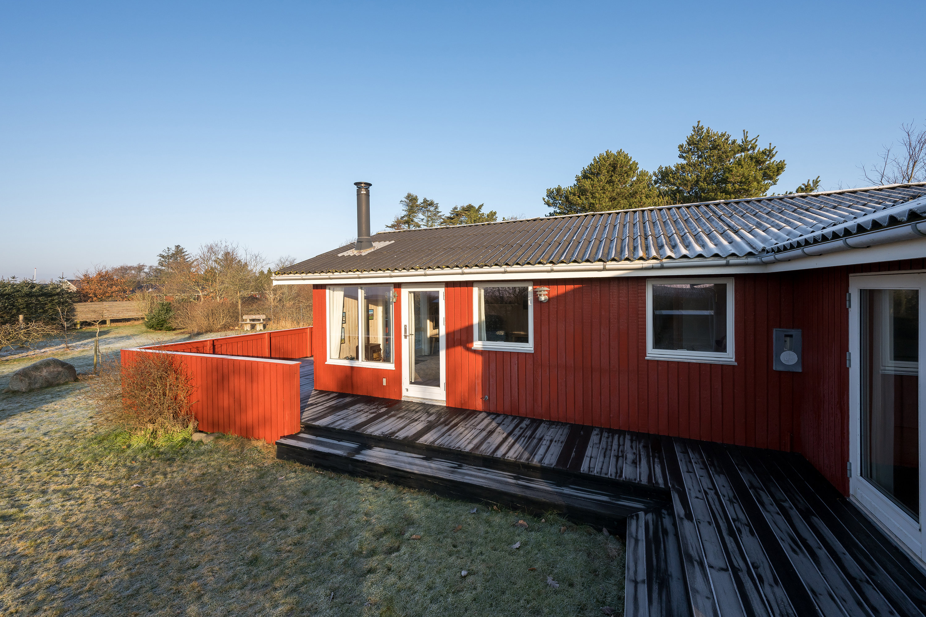 Fremhævet facade billede i fuldskærmstilstand. Billede af Sivvænget 49, Stauning, 6900 Skjern