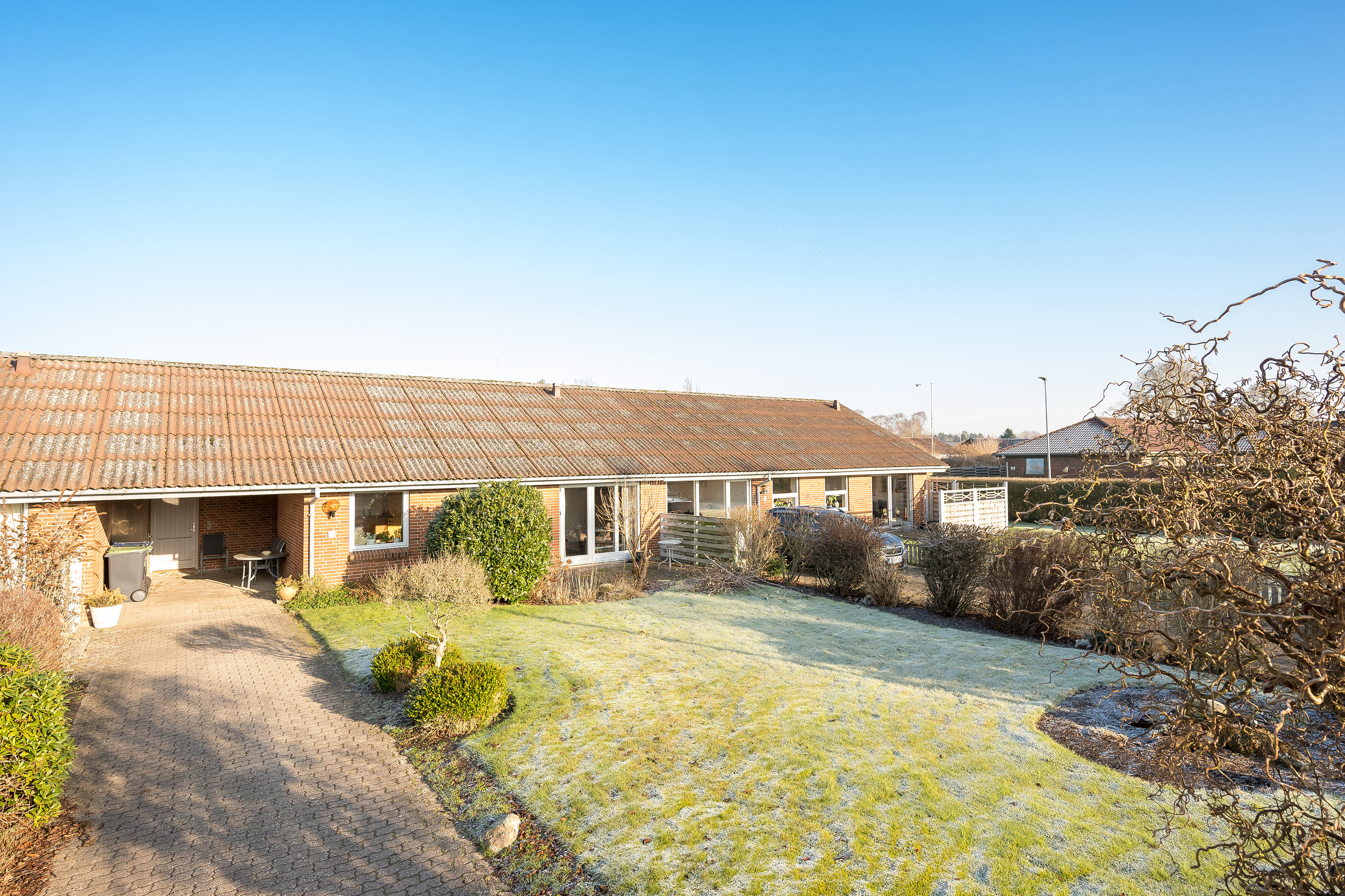 Rækkehus: Have på Rønnevænget 4, 6870 Ølgod