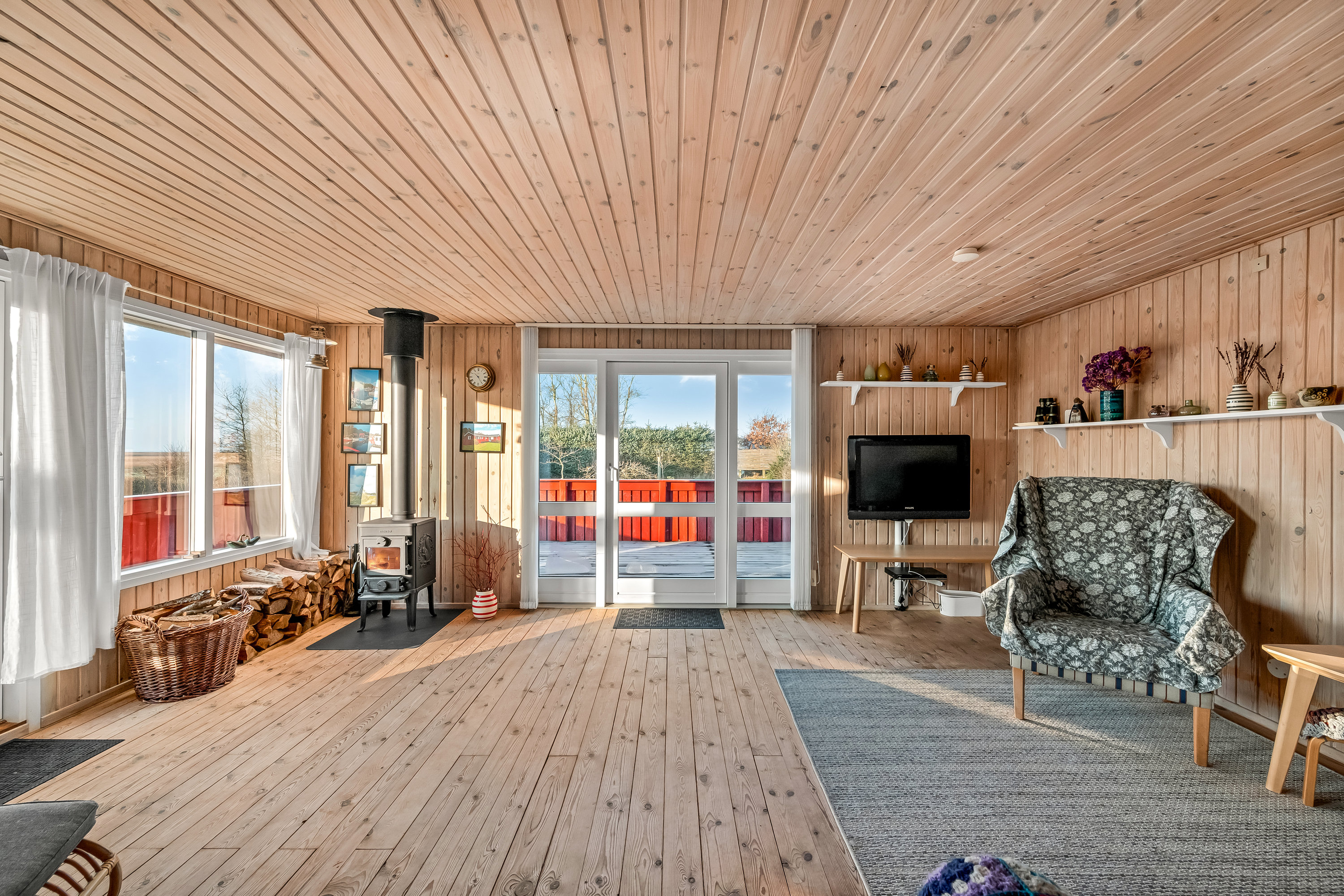 Fremhævet stue billede i fuldskærmstilstand. Billede af Sivvænget 49, Stauning, 6900 Skjern