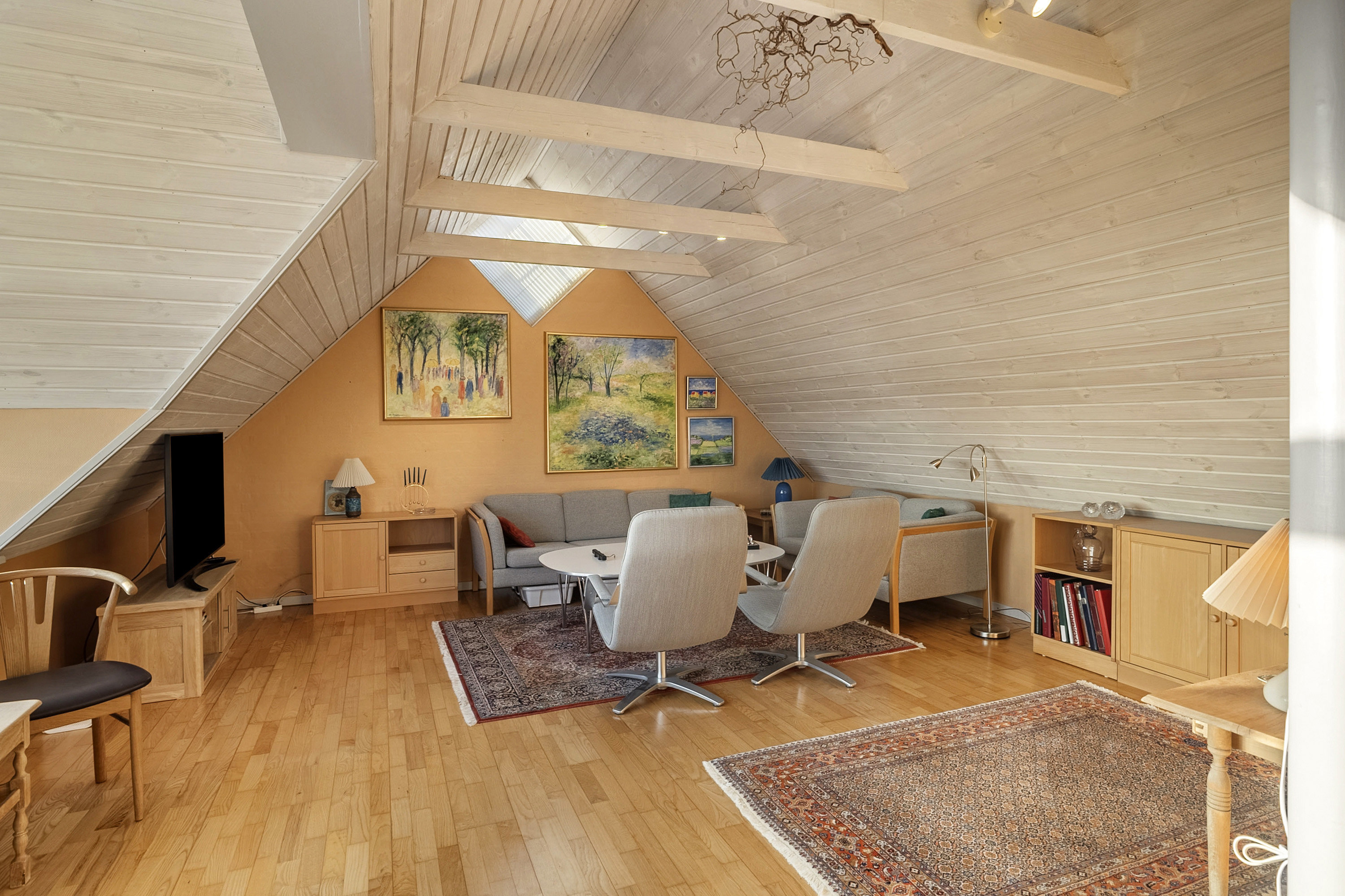 Fremhævet stue billede i fuldskærmstilstand. Billede af Glentevej 42, 7600 Struer