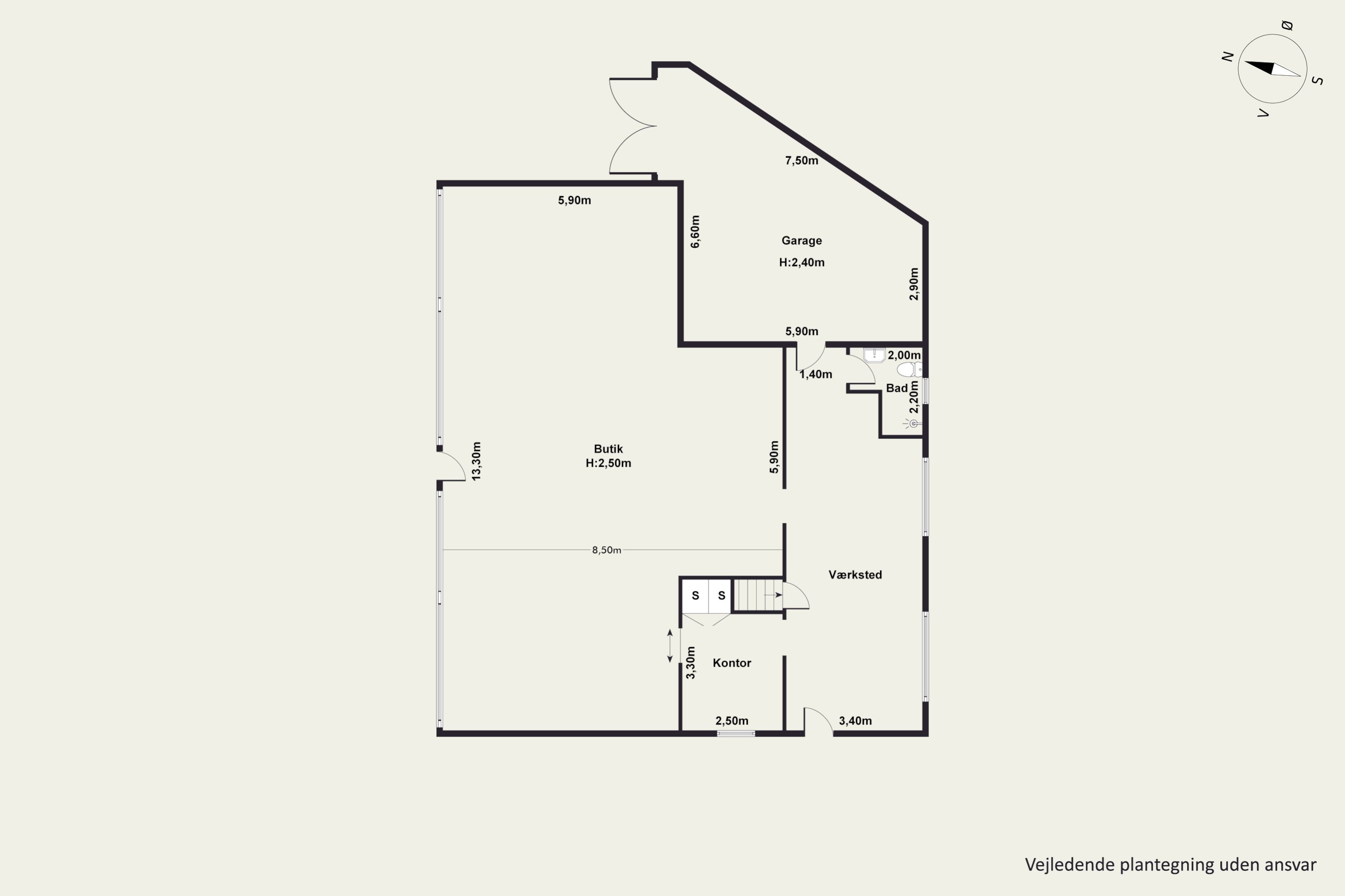 Plantegninger billede af Holbækvej 120, 4450 Jyderup