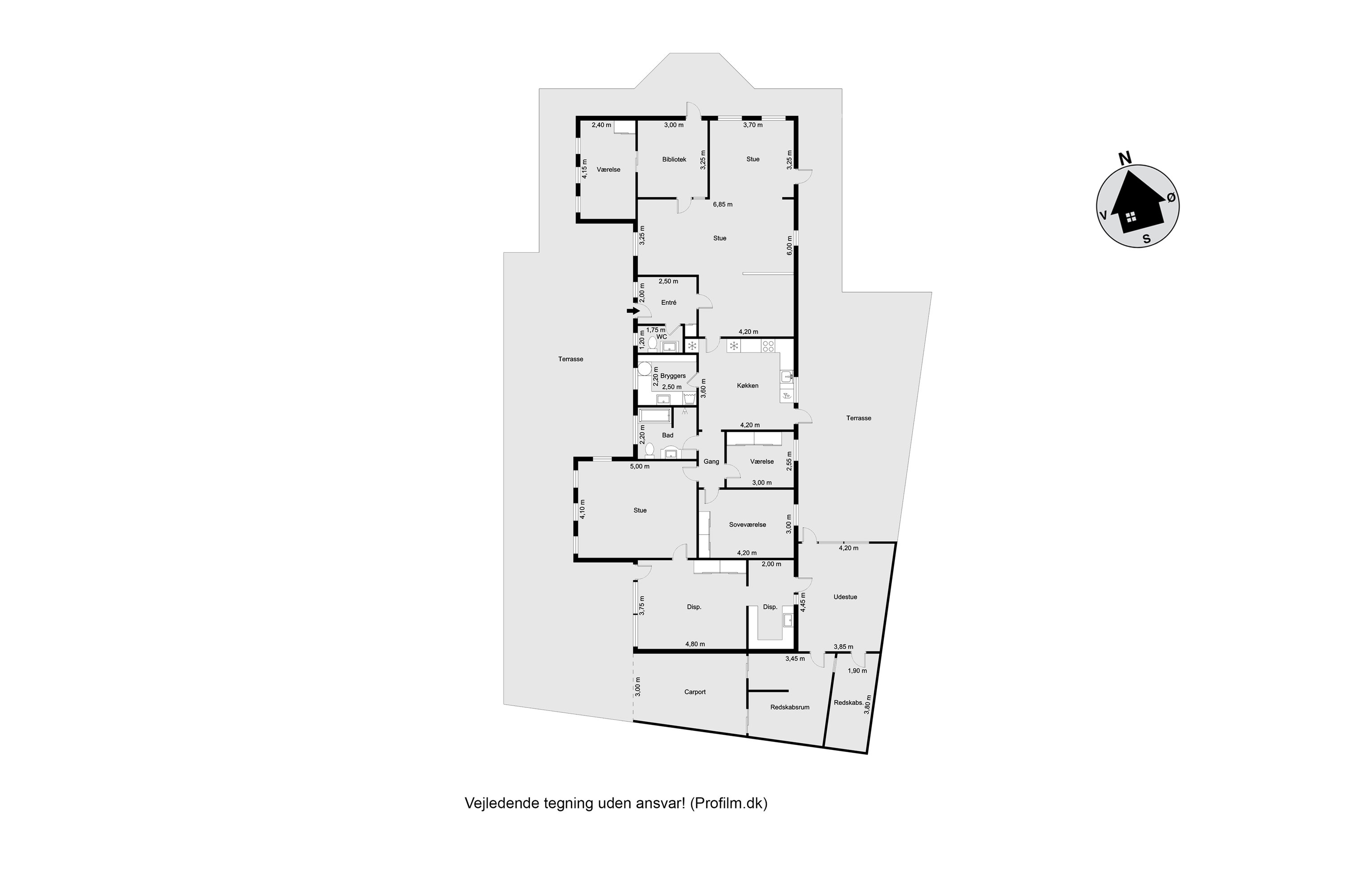 Plantegninger billede af Tjørnevej 2, Mejdal, 7500 Holstebro