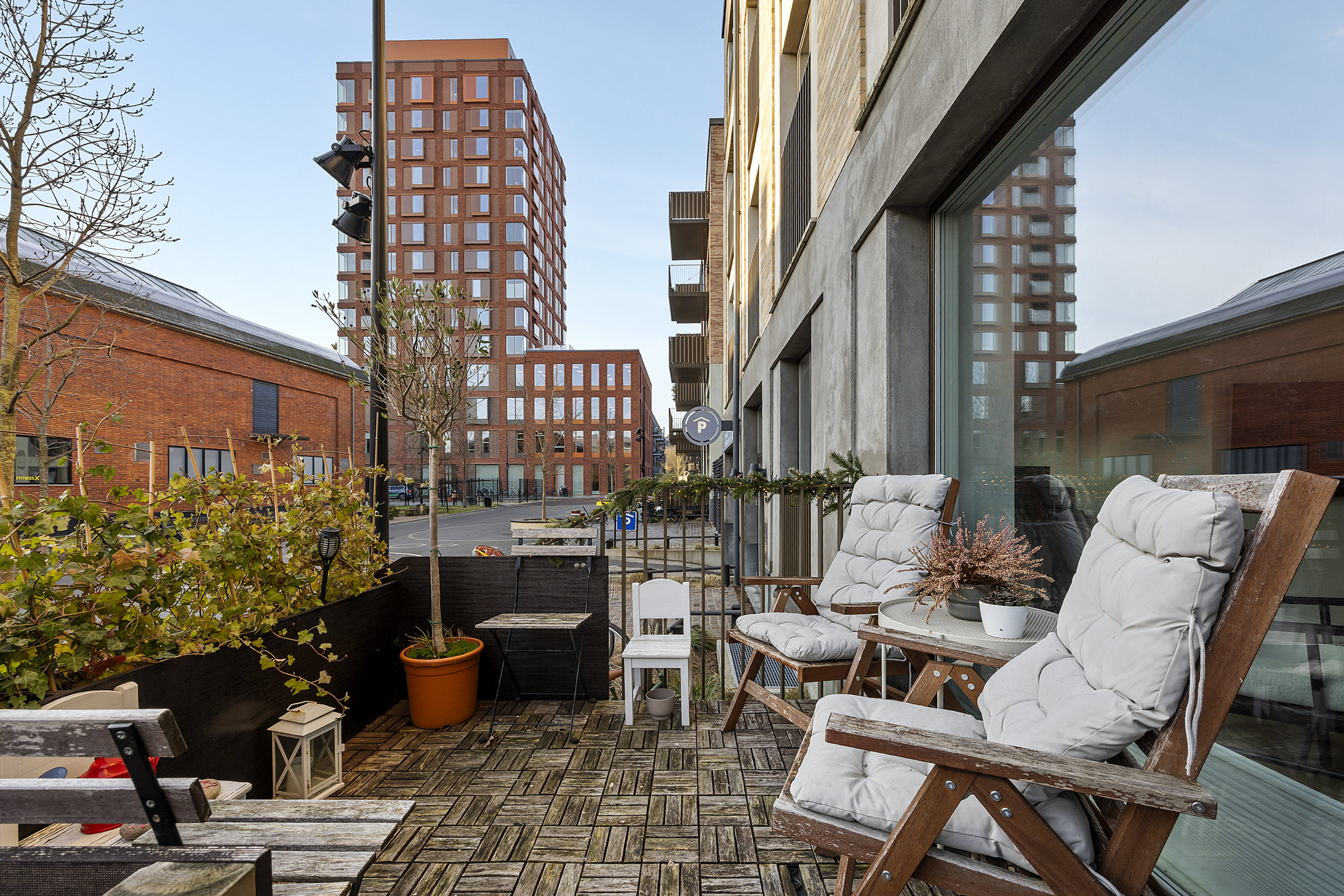 Fremhævet terrasse billede i fuldskærmstilstand. Billede af Constantin Hansens Gade 35, st.., 1799 København V