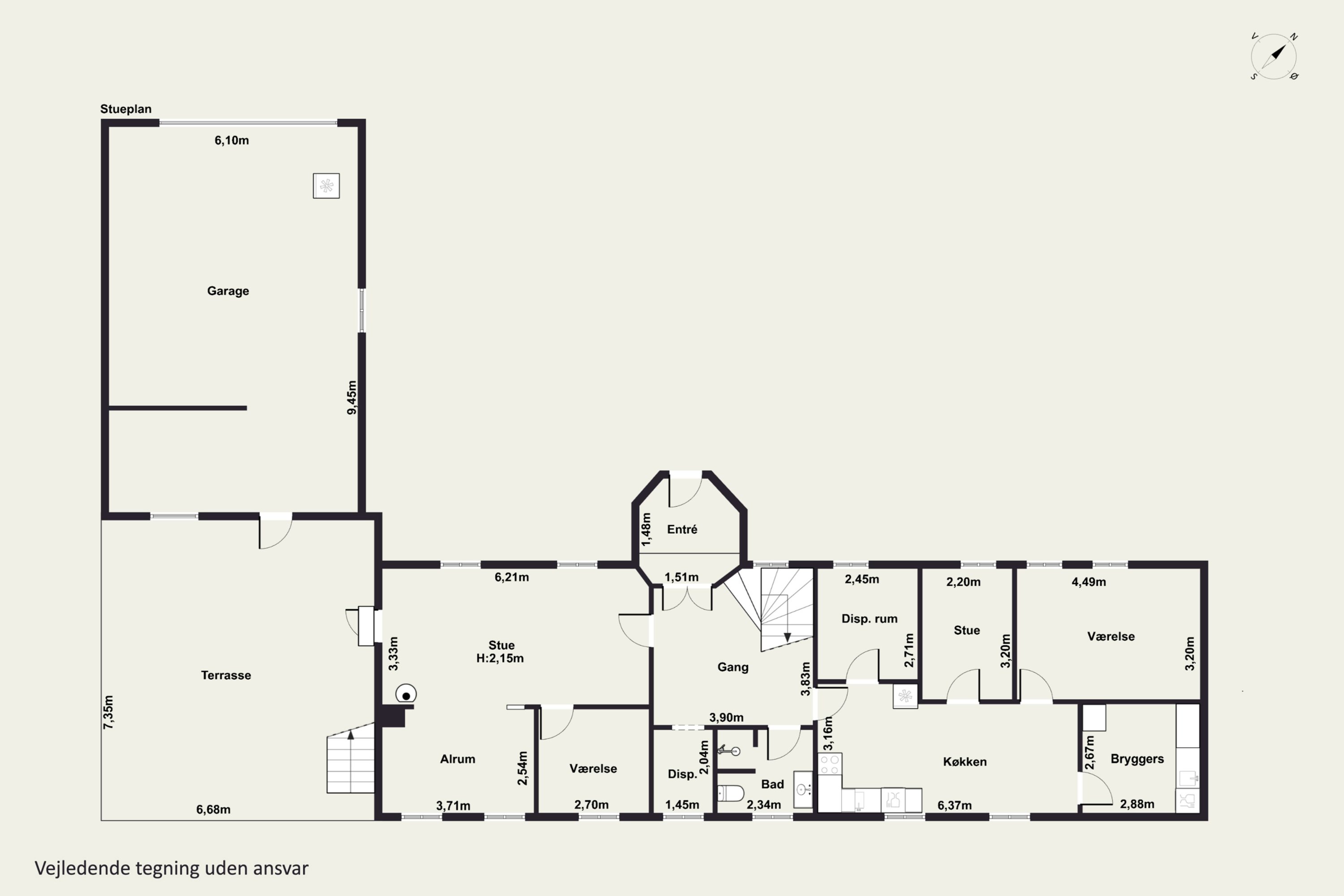 Plantegninger billede af Torpe Mosevej 5, Torpe, 4160 Herlufmagle